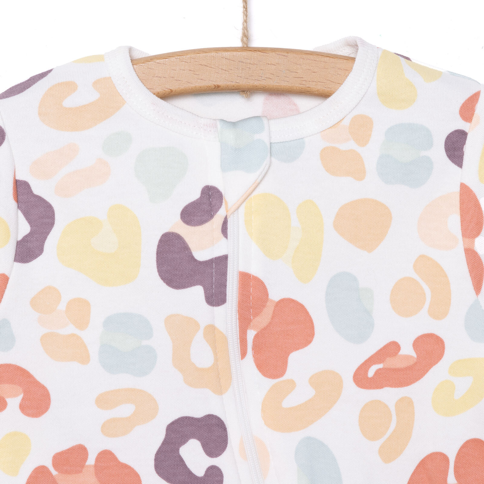 Kız Kız Dino Desenli Fermuarlı Patiksiz Tulum Kız Bebek