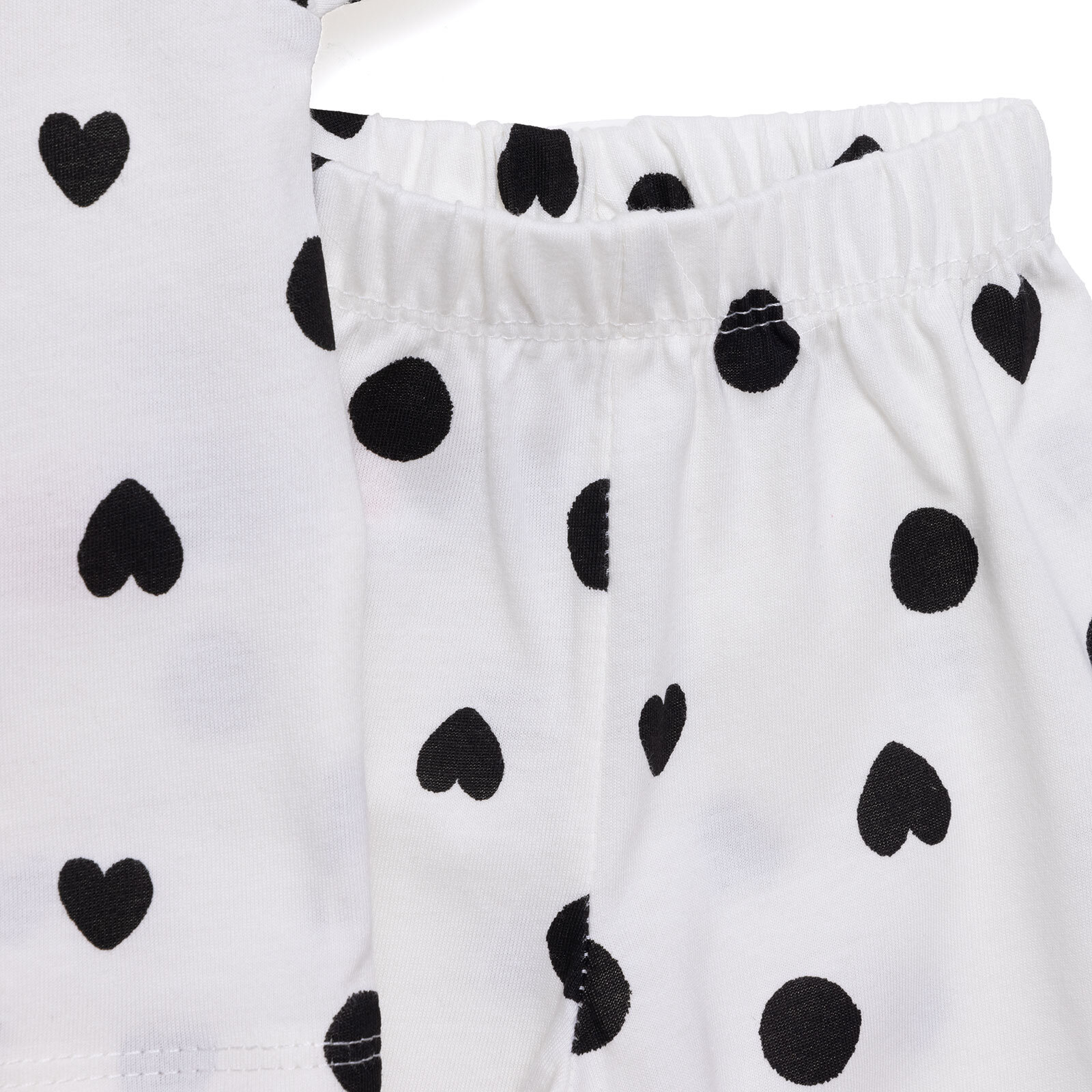 Kız Puantiyeli Kısa Kol Pijama Takımı Kız Puantiyeli Kısa Kol Pijama Takımı