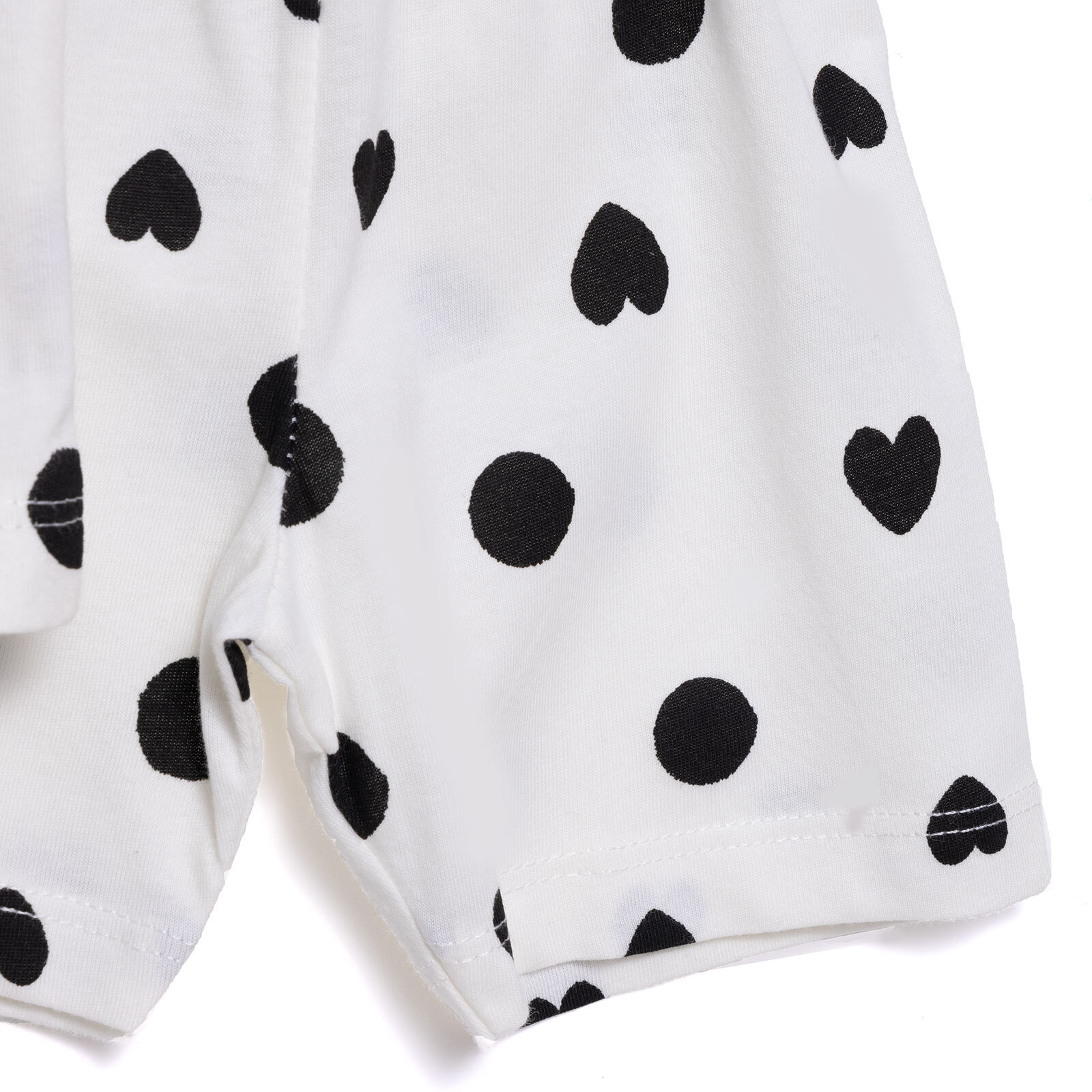 Kız Puantiyeli Kısa Kol Pijama Takımı Kız Puantiyeli Kısa Kol Pijama Takımı