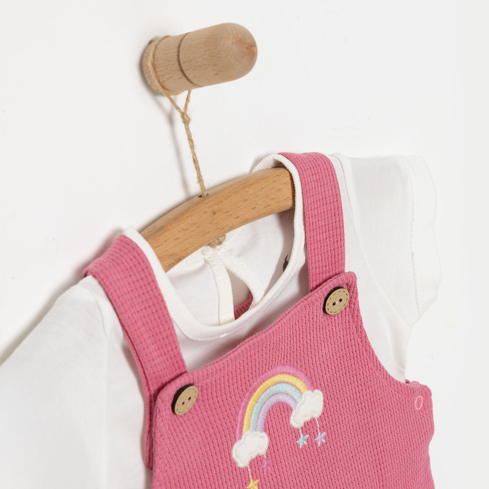 Kız Salopet-Tshirt Kız Bebek