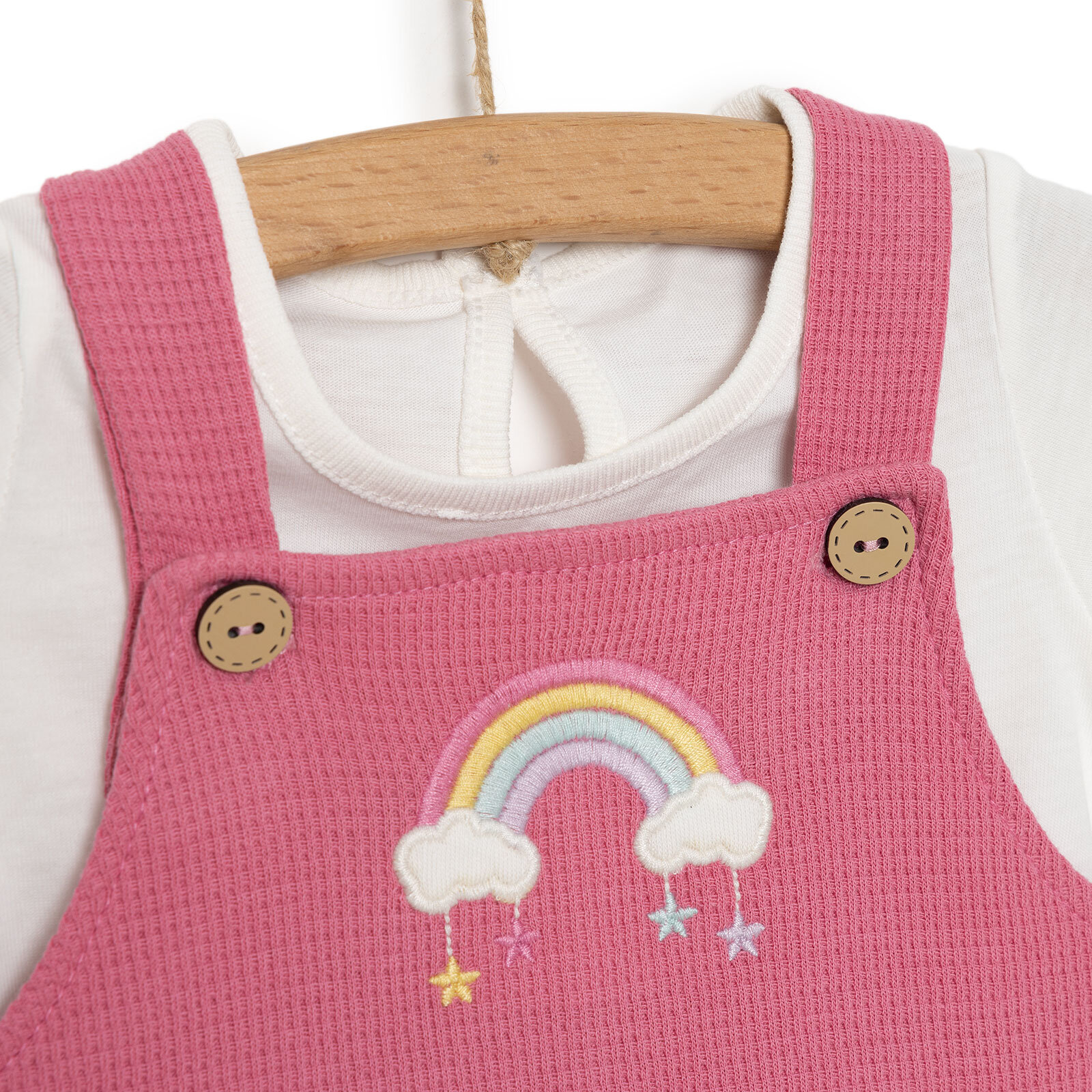 Kız Salopet-Tshirt Kız Bebek