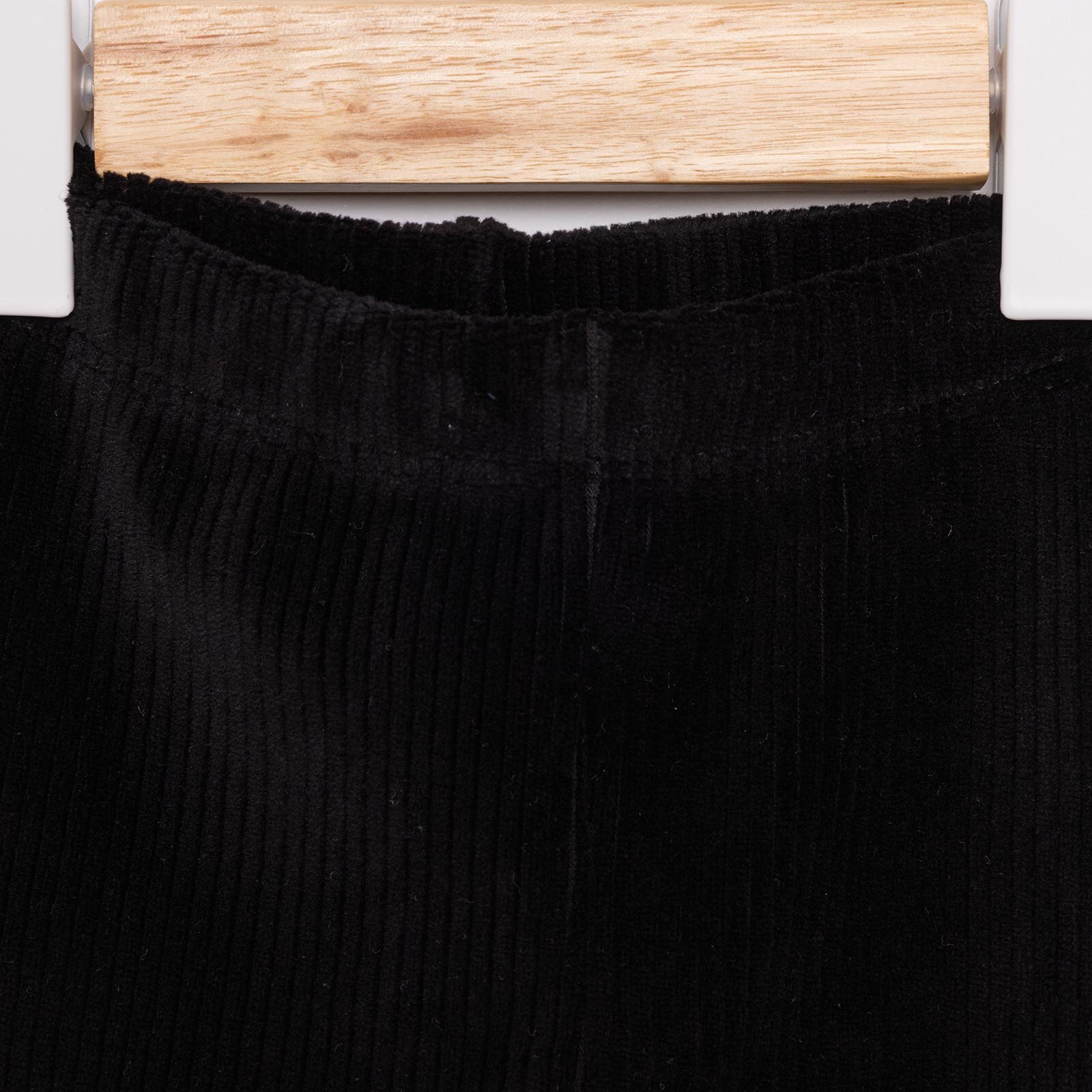 Kız Bebek Tayt Fitilli Kadife Örme Reçme Paça