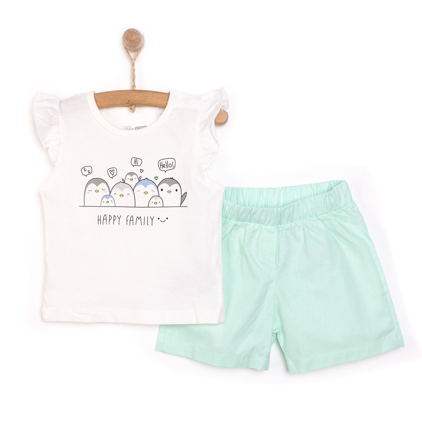 Kız Tshirt-Şort Kız Bebek