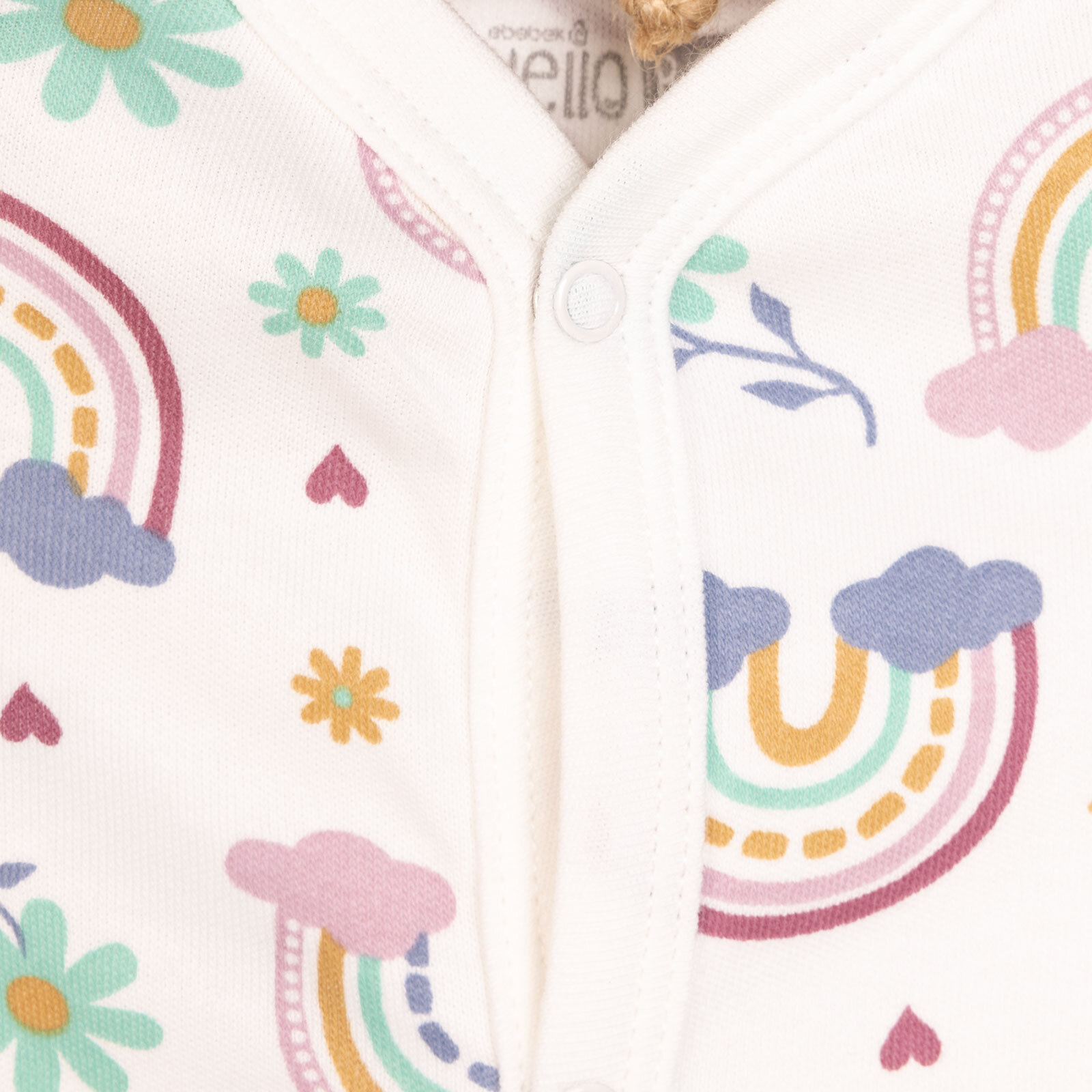 Kız Bebek Yenidoğan Tulum Body Şapka %100 Pamuk Çıtçıtlı Bisiklet Yaka Uzun Kol Patikli Ekru Kız Bebek Yenidoğan Tulum Body Şapka %100 Pamuk Çıtçıtlı Bisiklet Yaka Uzun Kol Patikli Ekru