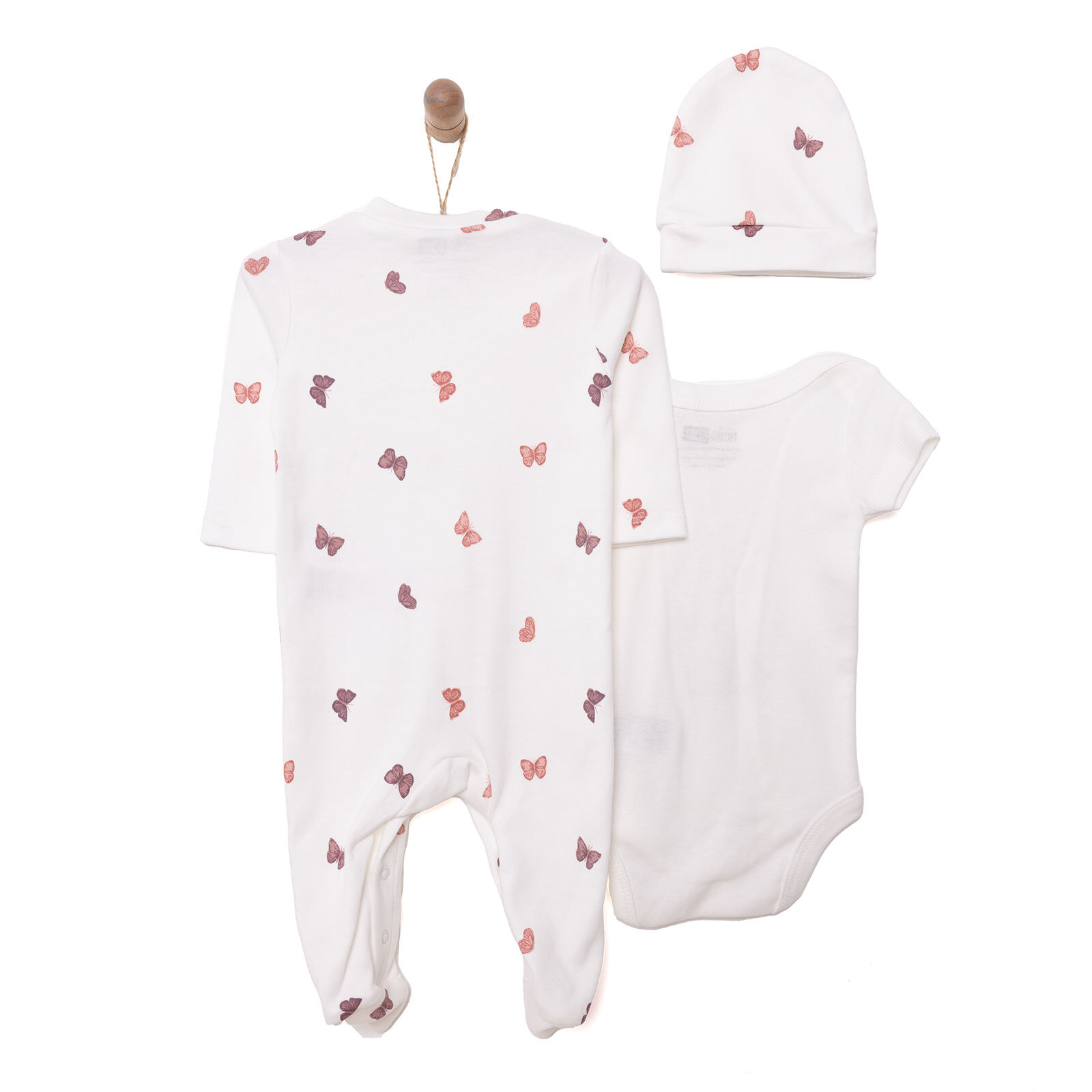 Kız Tulum-Body-Şapka Kız Bebek