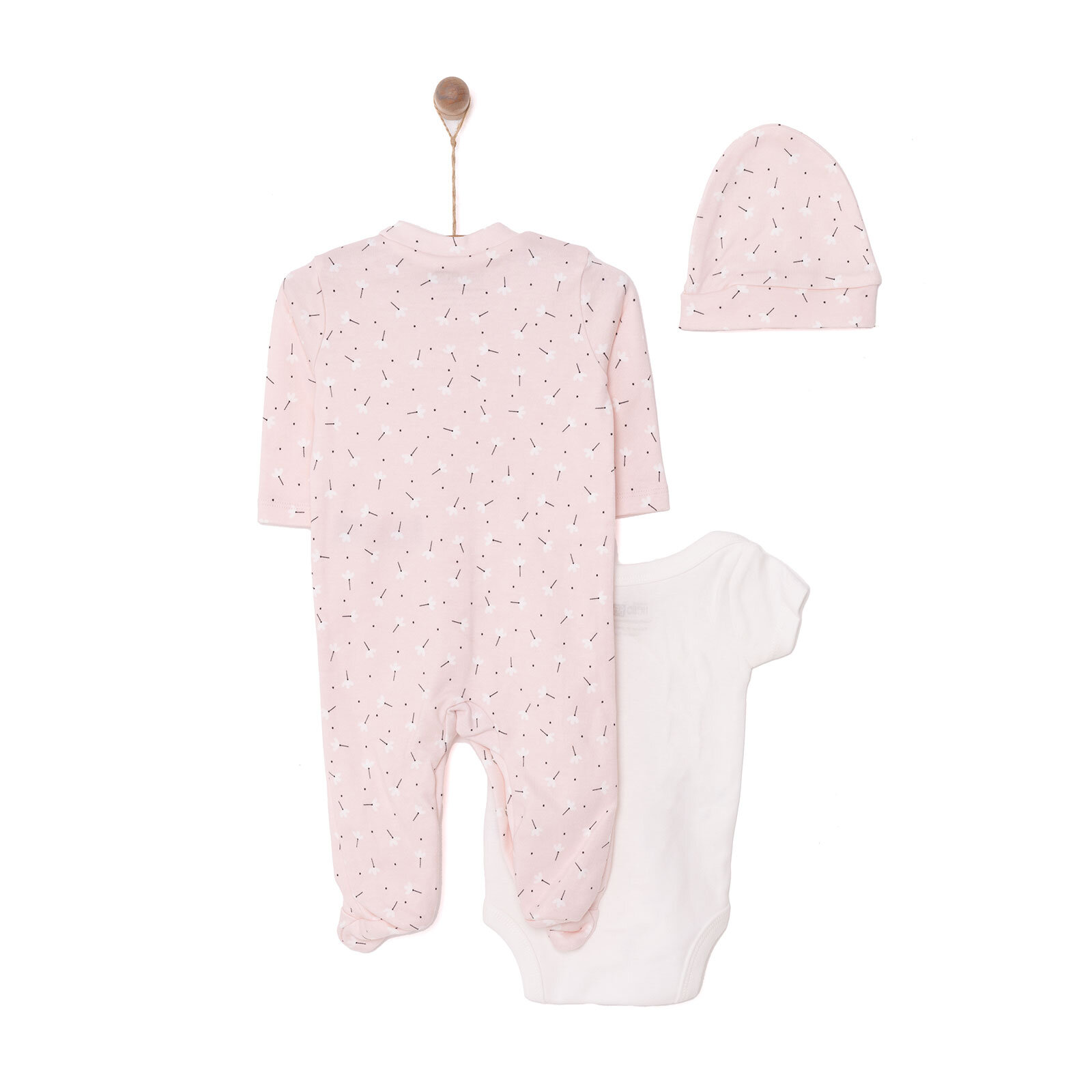 Kız Tulum-Body-Şapka Kız Bebek