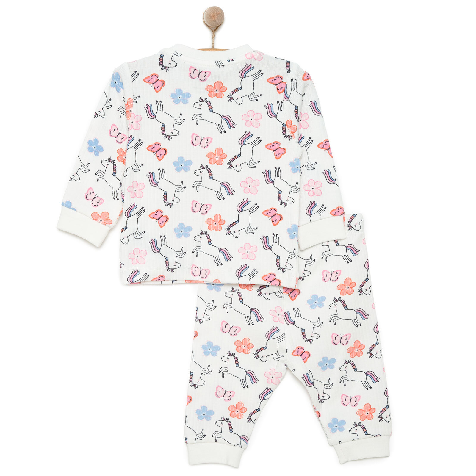 Kız Unicorn Desenli Uzun Kol Pijama Takımı Kız Unicorn Desenli Uzun Kol Pijama Takımı
