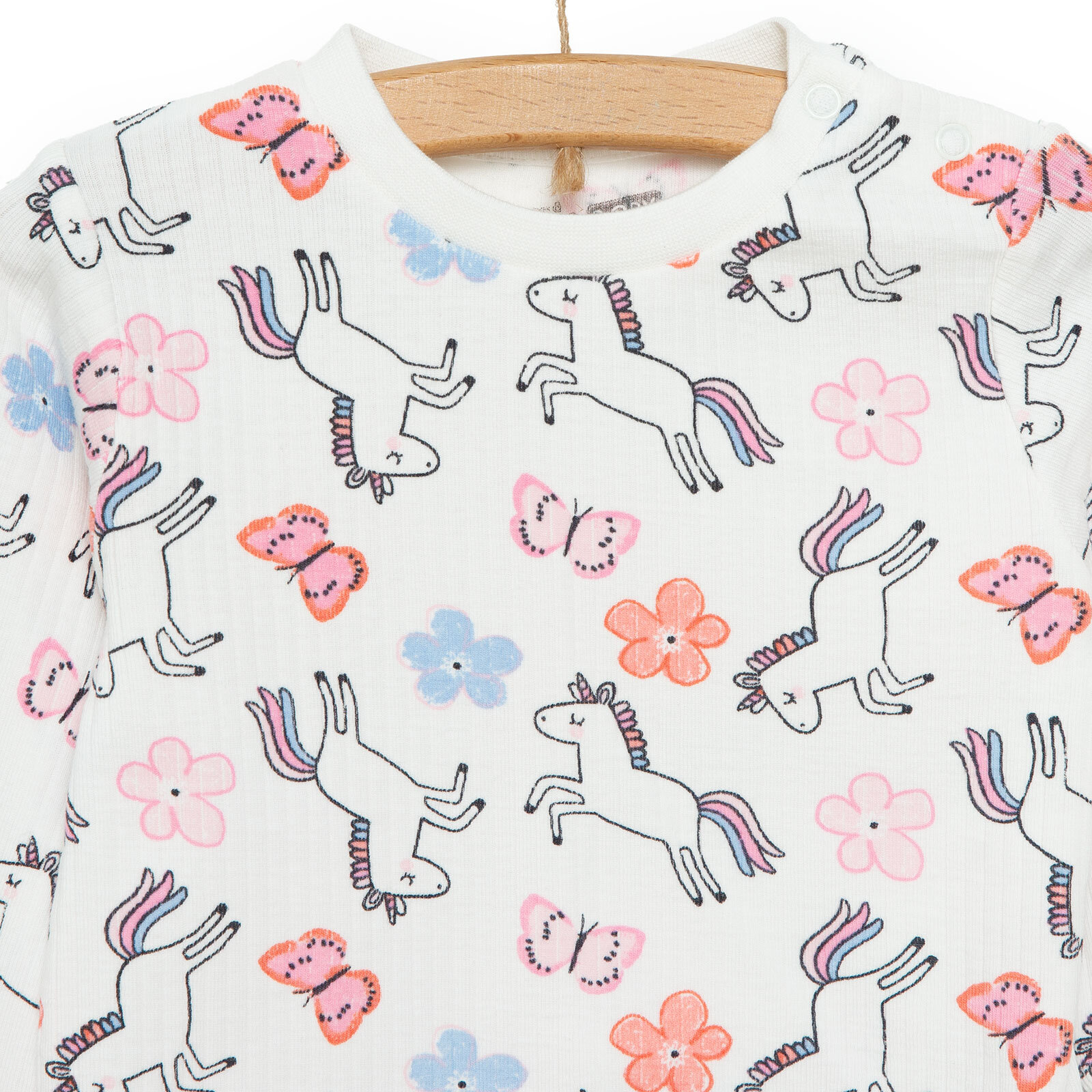 Kız Unicorn Desenli Uzun Kol Pijama Takımı Kız Unicorn Desenli Uzun Kol Pijama Takımı