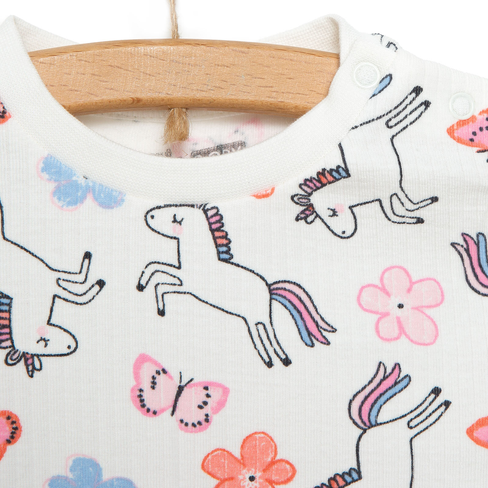 Kız Unicorn Desenli Uzun Kol Pijama Takımı Kız Unicorn Desenli Uzun Kol Pijama Takımı