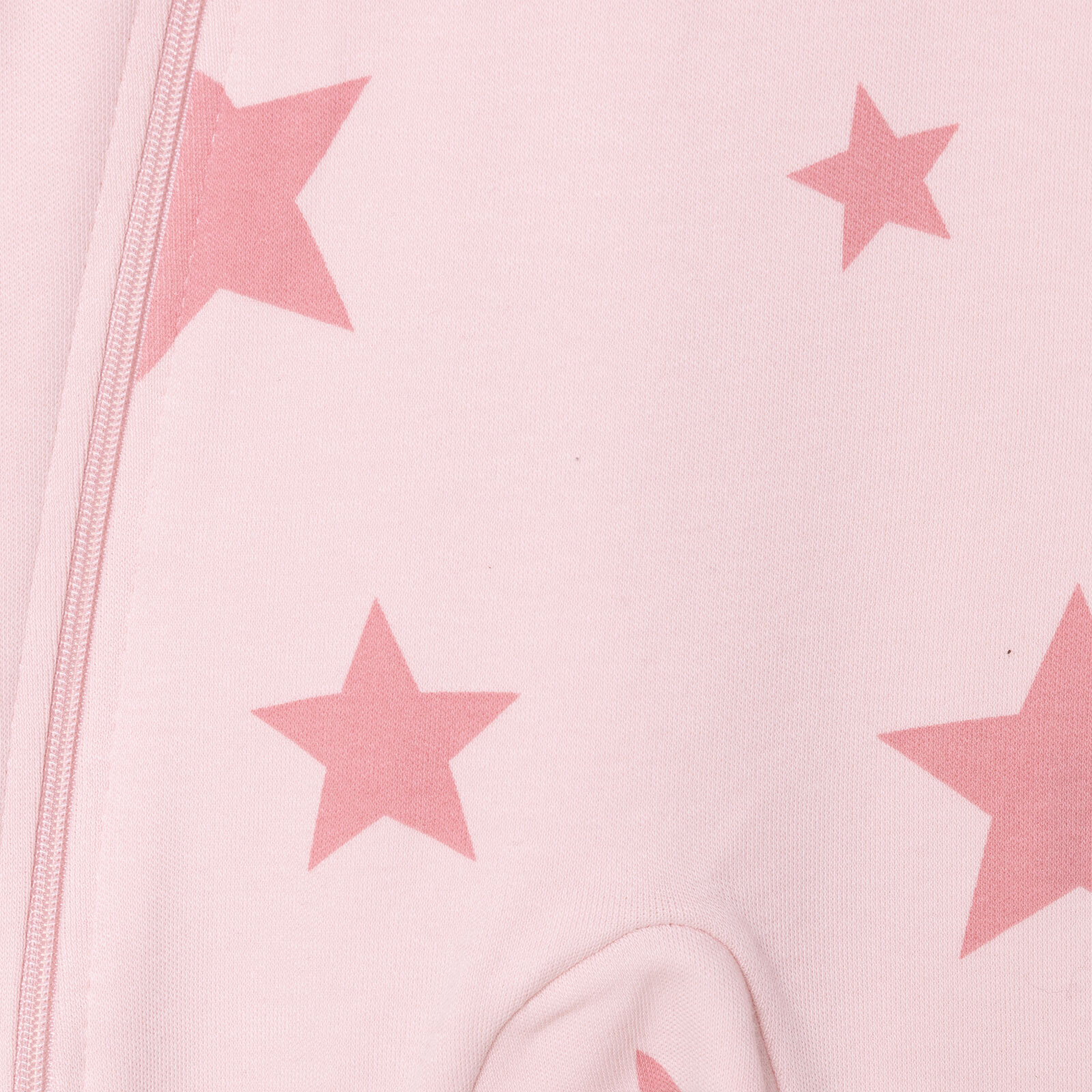 Kız Yıldız Desenli Fermuarlı Patiksiz Tulum