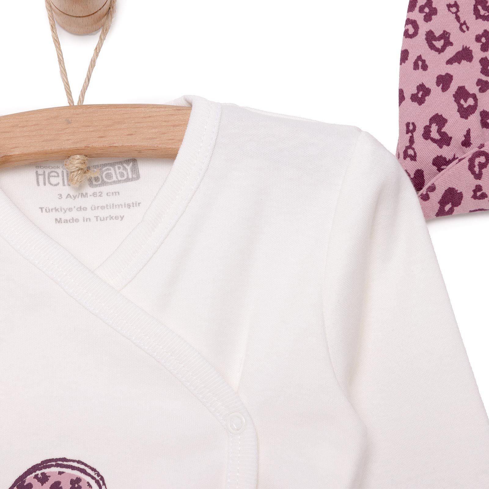 Yenidoğan Zıbın-Şapka-Patikli