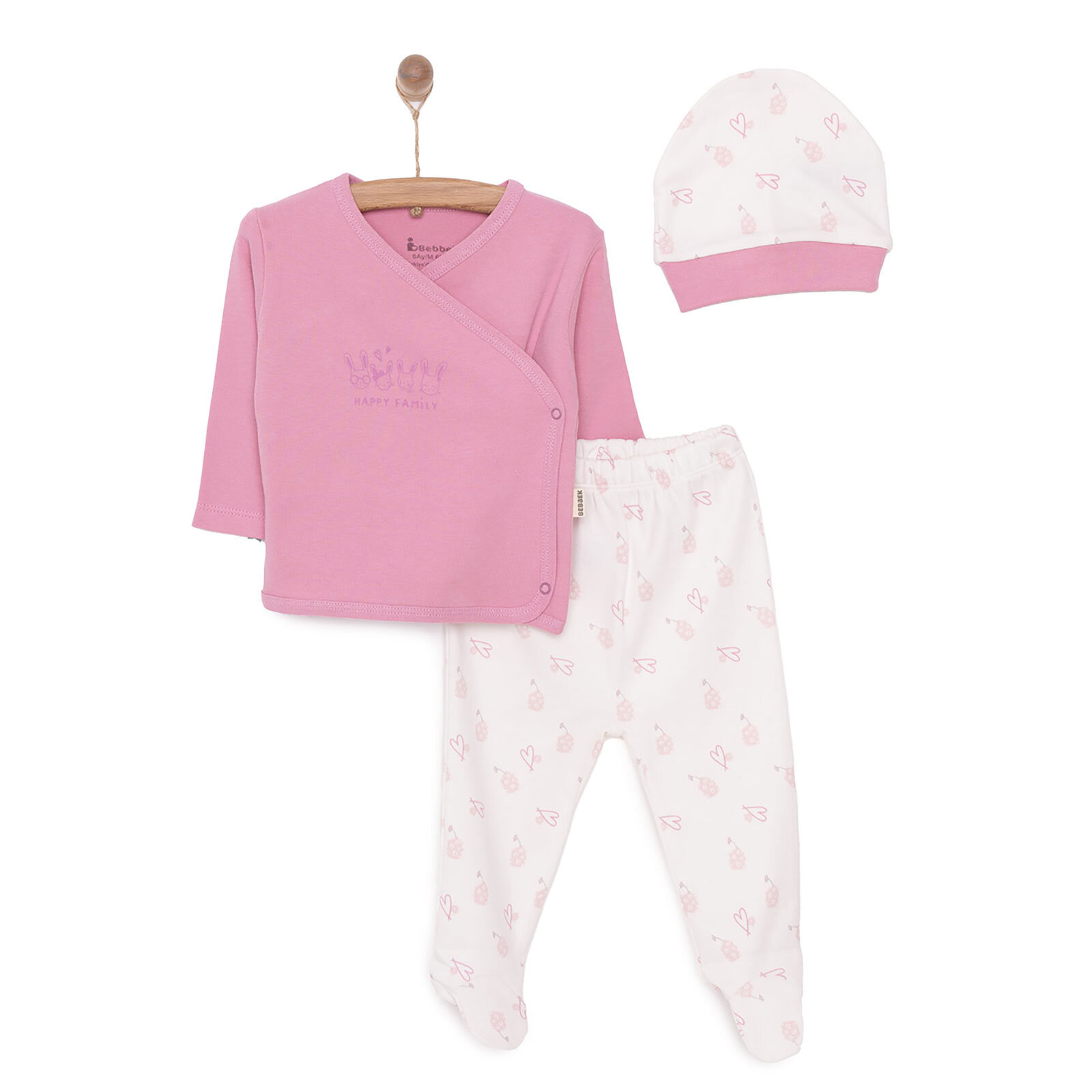 Yenidoğan Zıbın-Şapka-Patikli Alt Yenidoğan Zıbın-Şapka-Patikli Alt