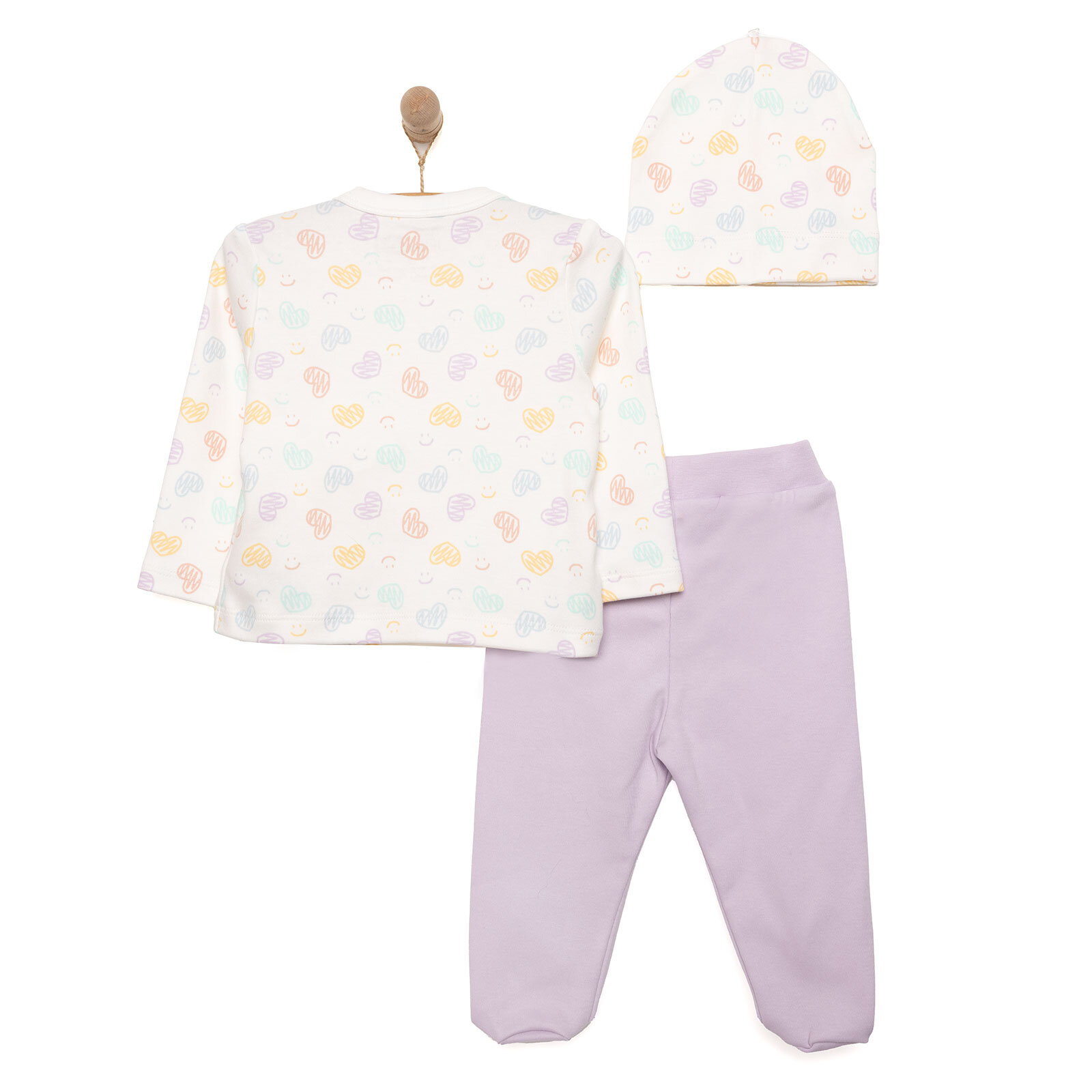 Kız Zıbın-Şapka-Patikli Alt Kız Bebek Kız Zıbın-Şapka-Patikli Alt Kız Bebek