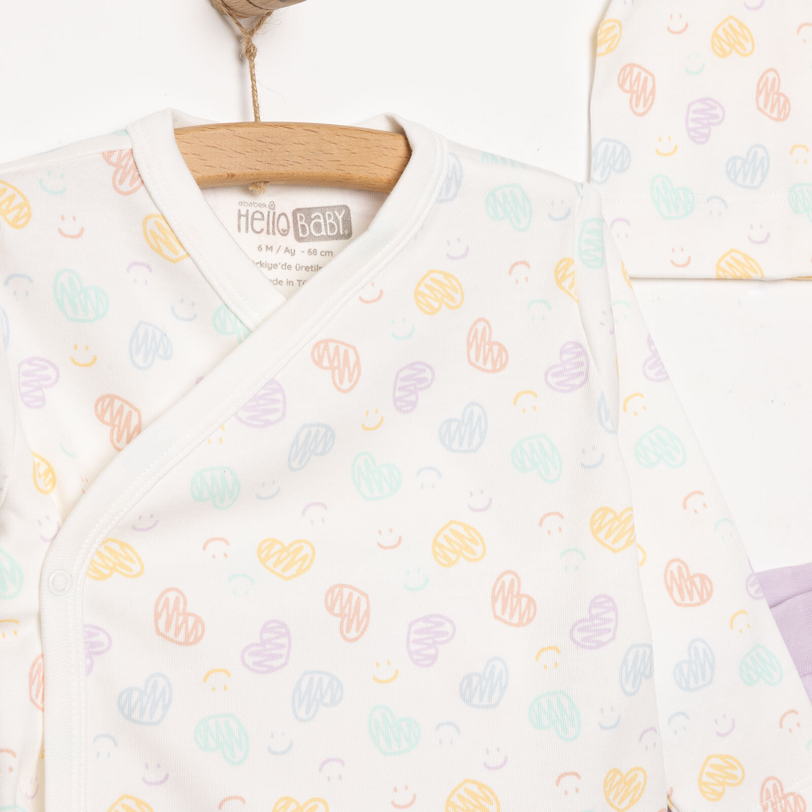 Kız Zıbın-Şapka-Patikli Alt Kız Bebek Kız Zıbın-Şapka-Patikli Alt Kız Bebek