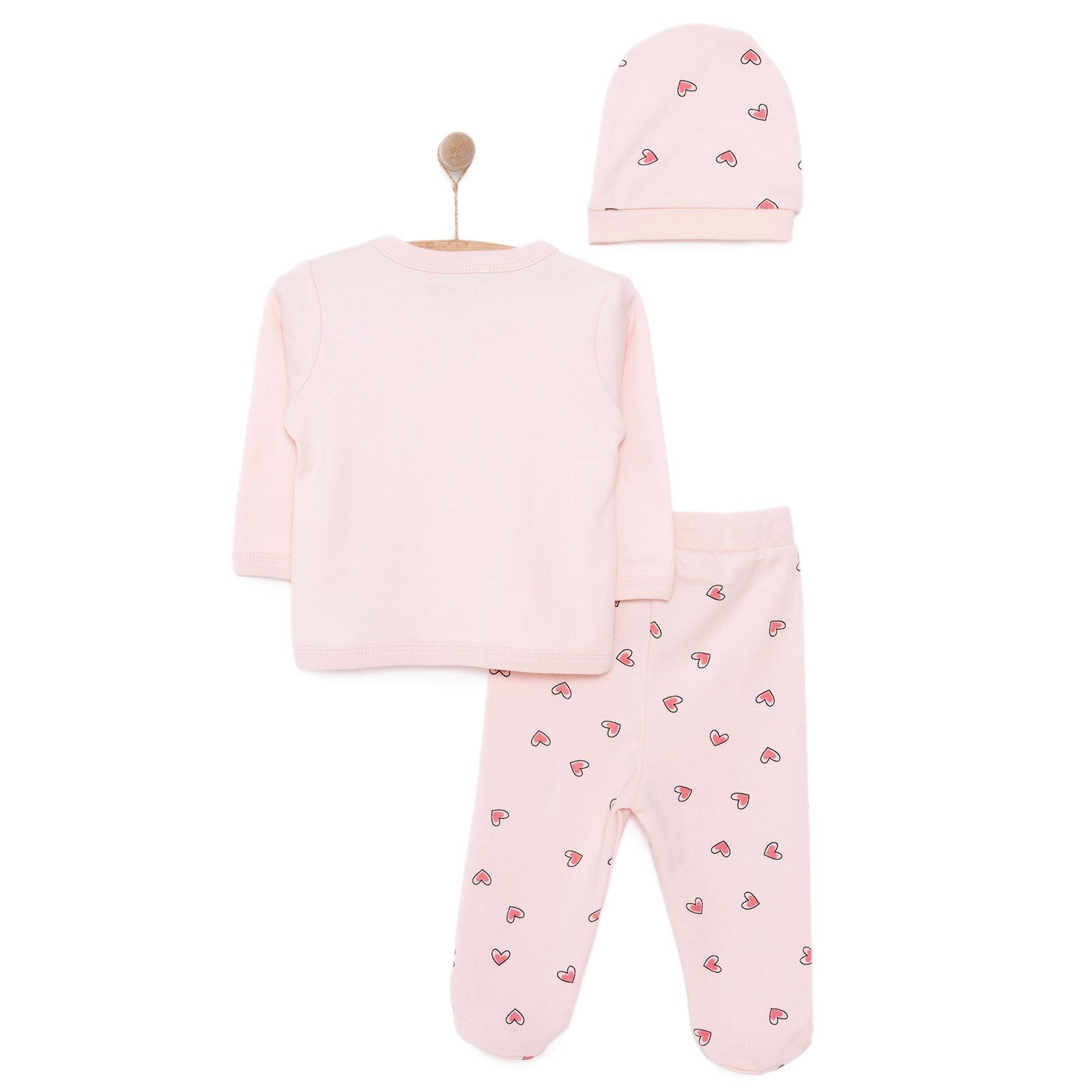 Kız Zıbın-Şapka-Patikli Alt Kız Bebek Kız Zıbın-Şapka-Patikli Alt Kız Bebek