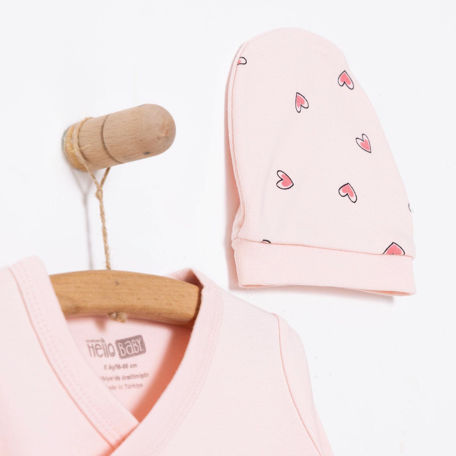 Kız Zıbın-Şapka-Patikli Alt Kız Bebek Kız Zıbın-Şapka-Patikli Alt Kız Bebek