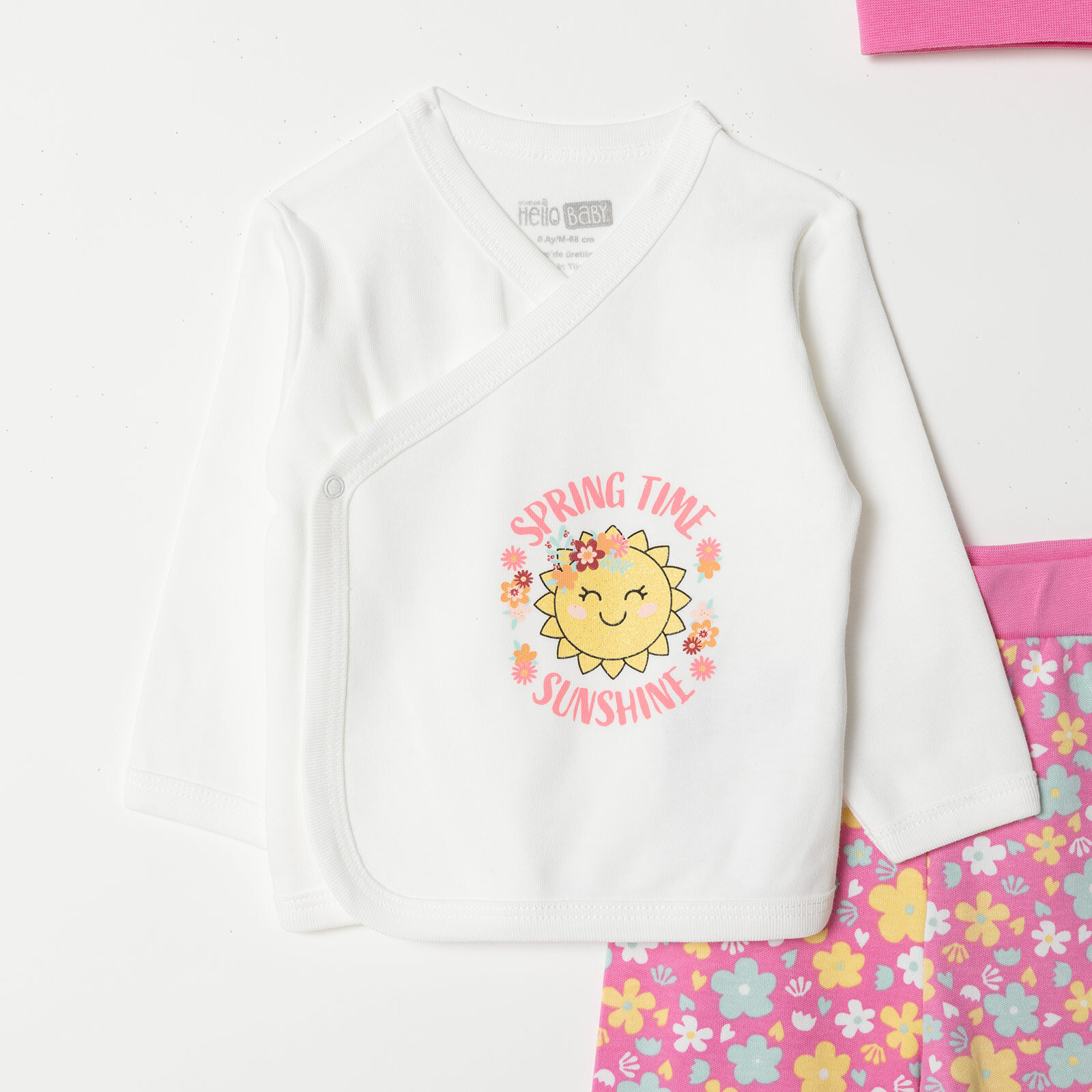 Kız Zıbın-Şapka-Patikli Alt Kız Bebek Kız Zıbın-Şapka-Patikli Alt Kız Bebek