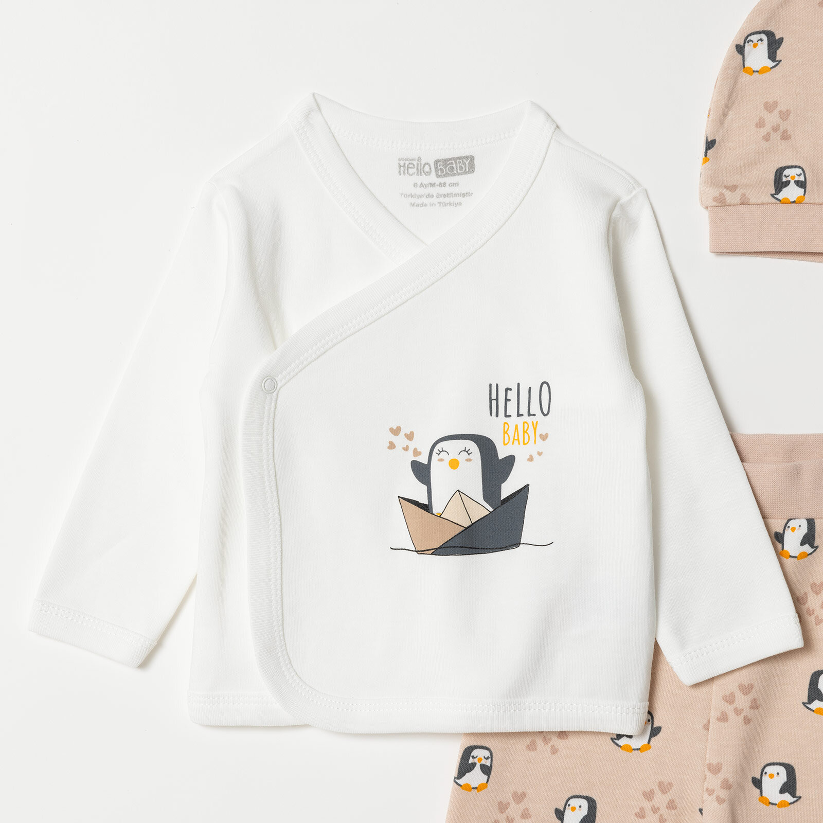 Kız Zıbın-Şapka-Patikli Alt Kız Bebek Kız Zıbın-Şapka-Patikli Alt Kız Bebek