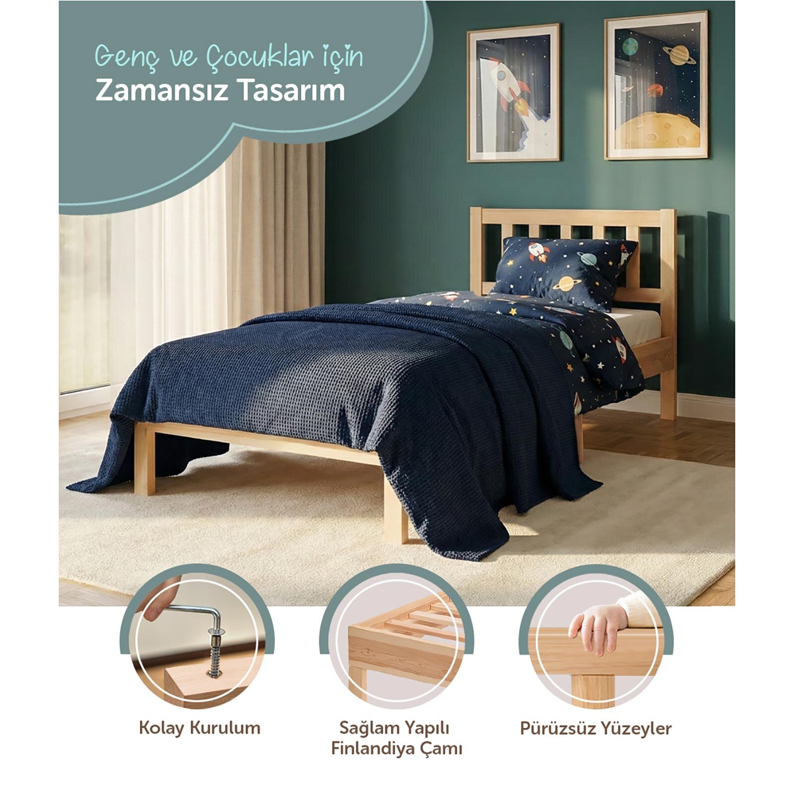 Klasik Karyola 90x190 cm Klasik Karyola 90x190 cm