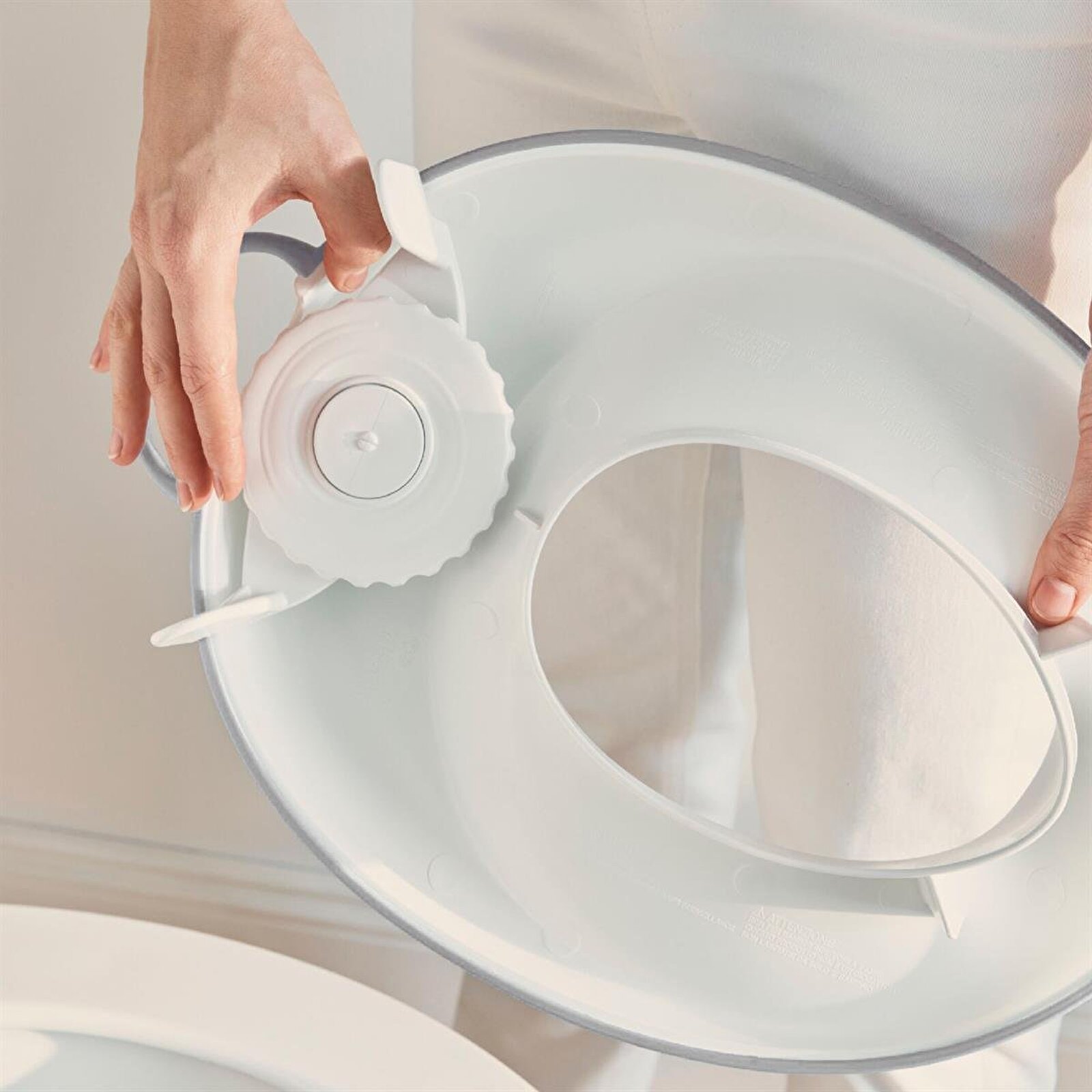 Klozet Adaptörü White Grey