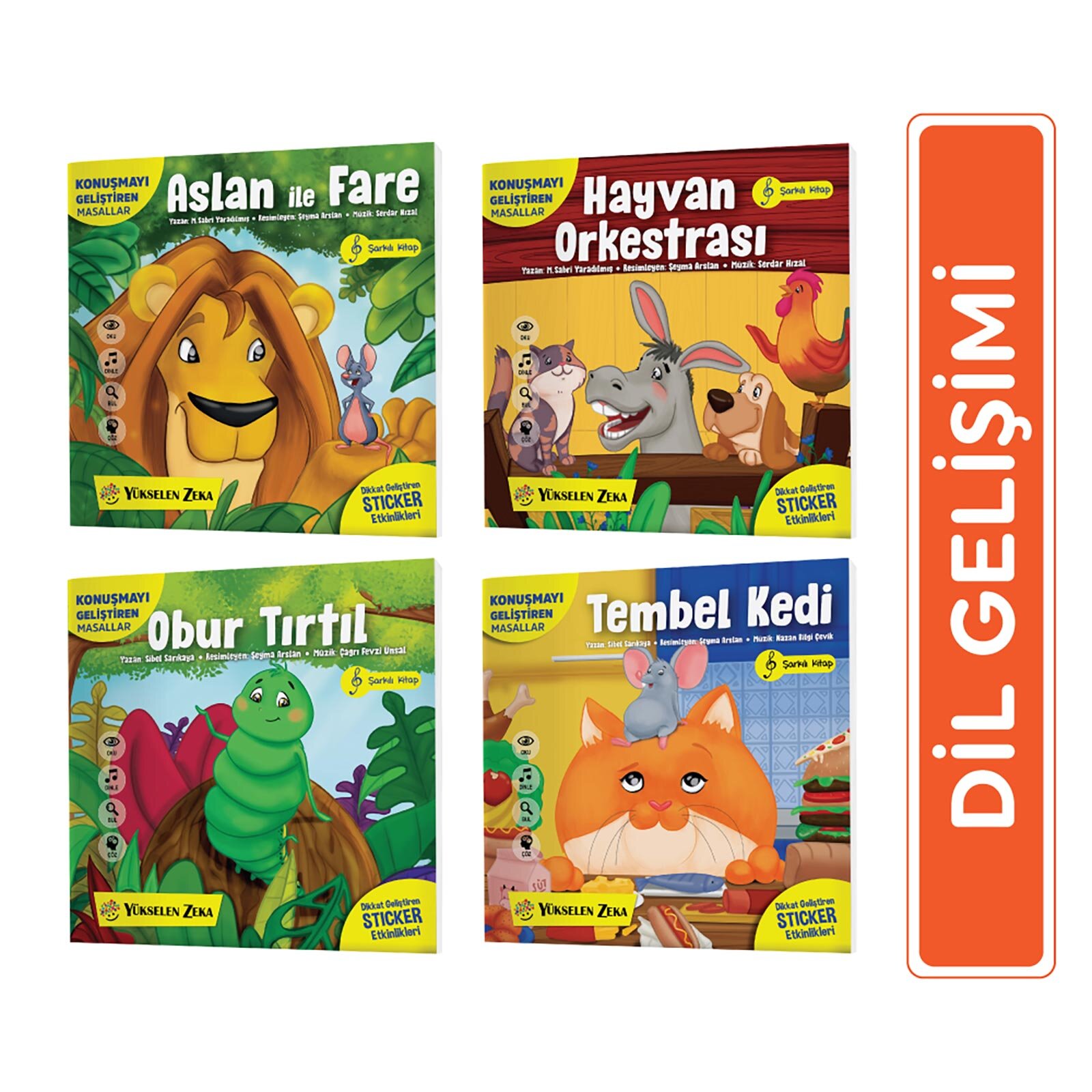 Konuşmayı Geliştiren Şarkılı Masallar Serisi Konuşmayı Geliştiren Şarkılı Masallar Serisi