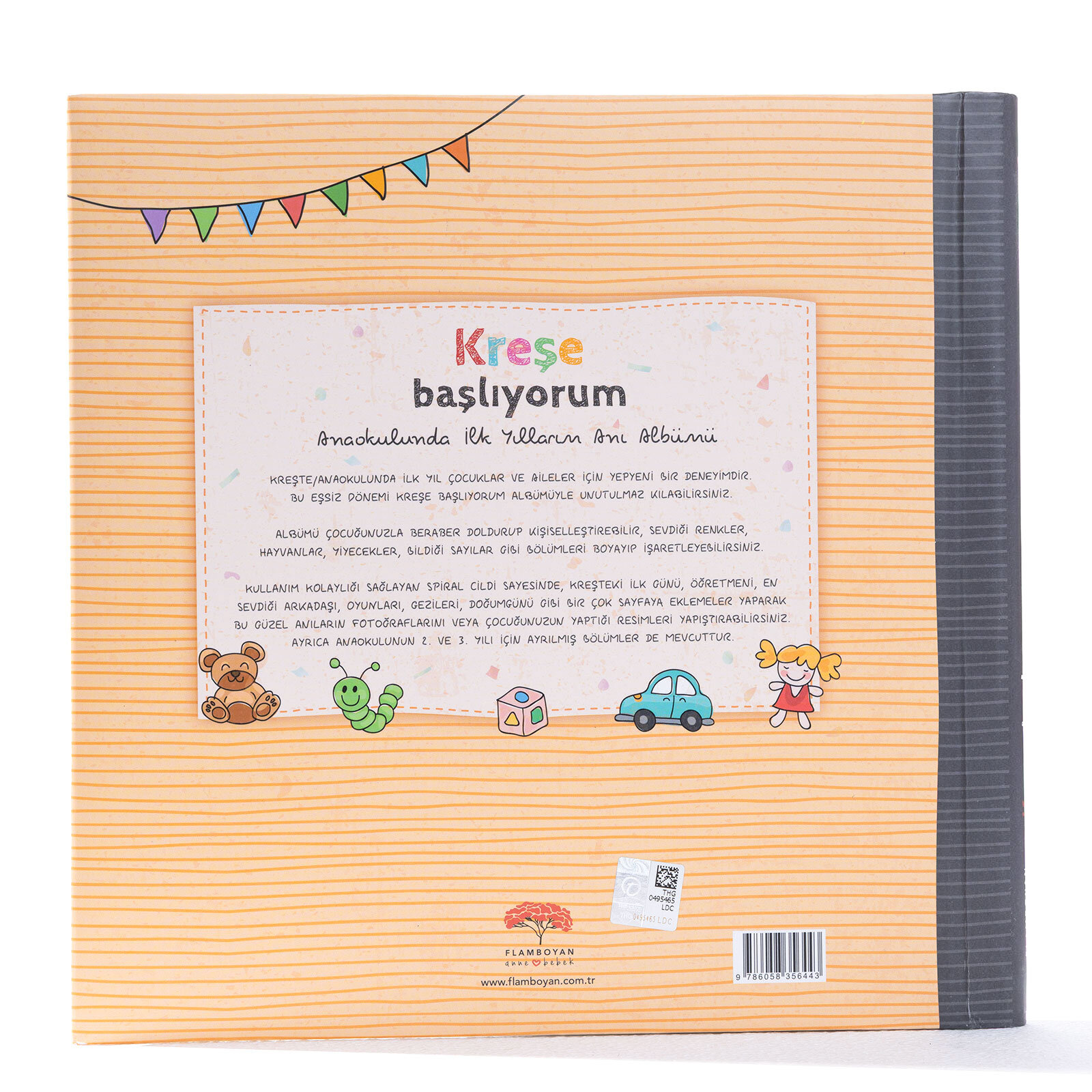 Kreşe / Anaokuluna Başlıyorum Anı Albümü