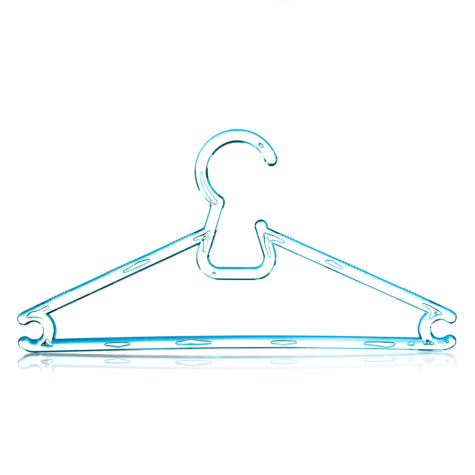 Kristal Şeffaf 6lı Giysi Askısı