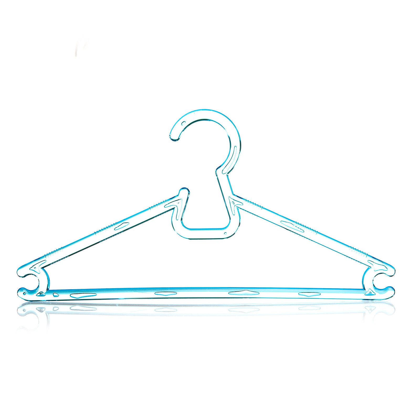 Kristal Şeffaf 6lı Giysi Askısı