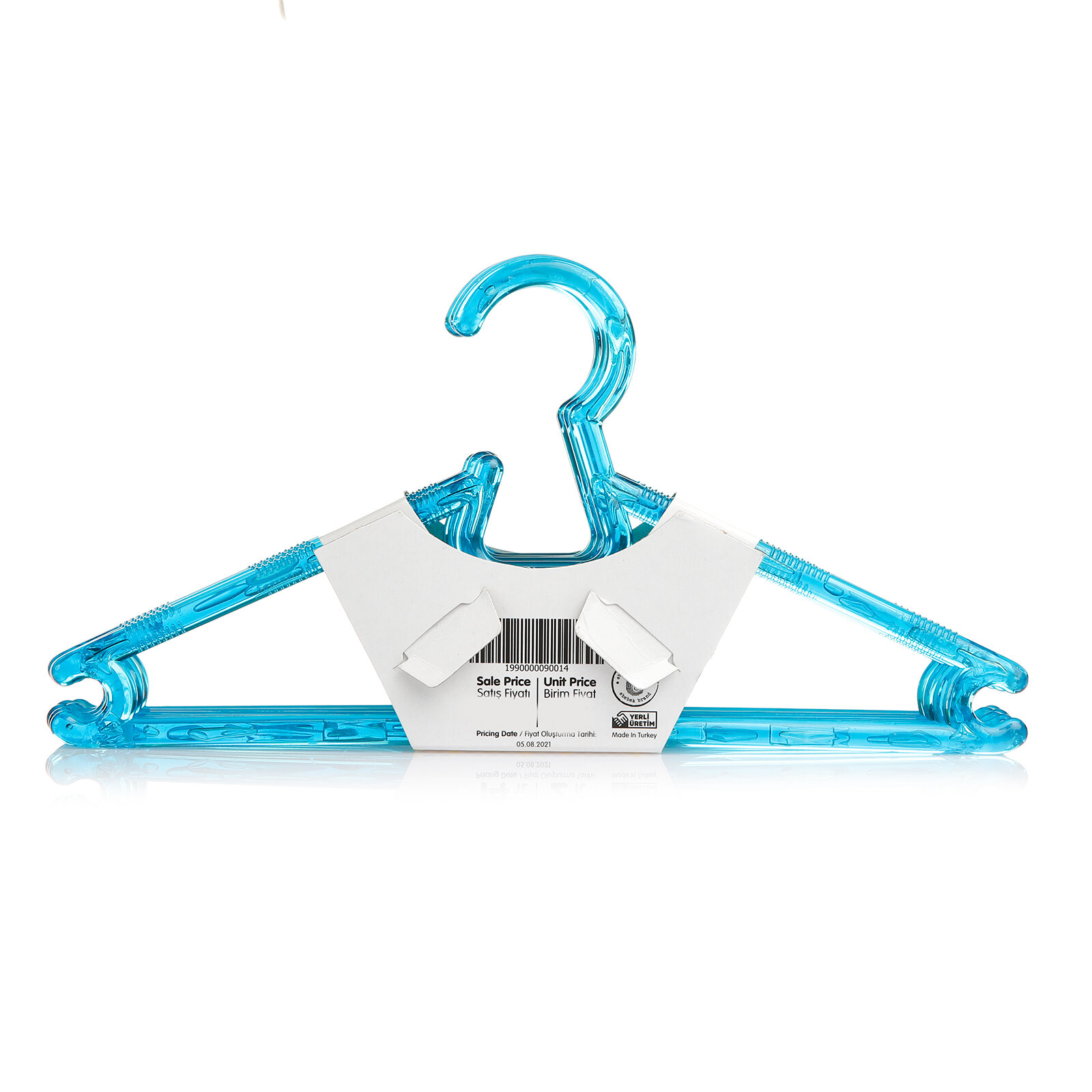 Kristal Şeffaf 6lı Giysi Askısı