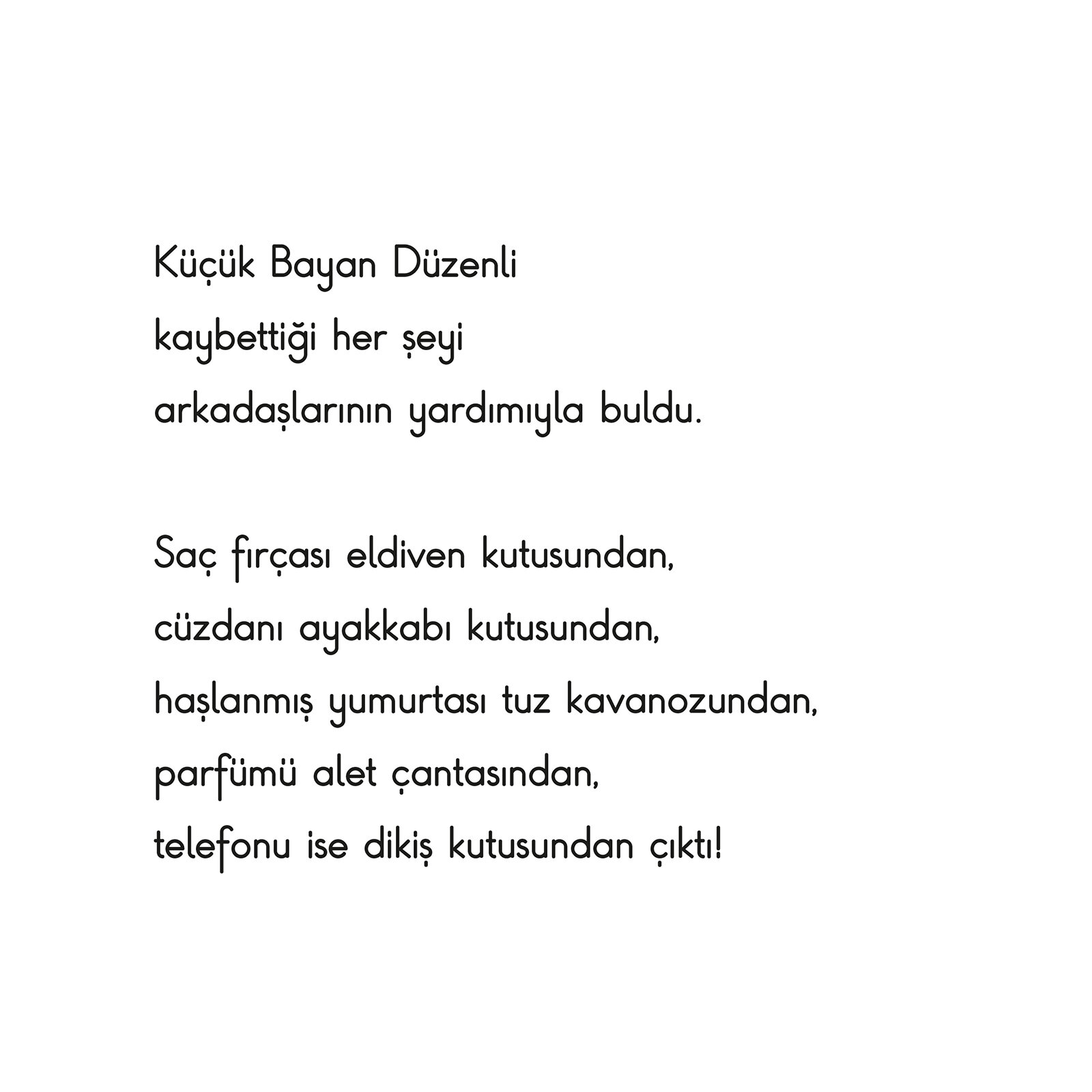 KÜÇÜK BAYAN DÜZENLİ