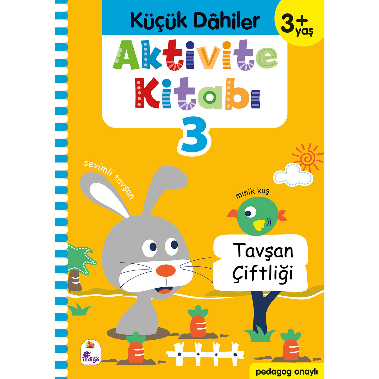 Küçük Dahiler Aktivite Kitabı 3 – 3+ Yaş (Pedagog Onaylı)