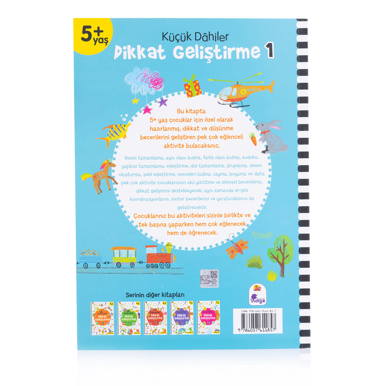 Küçük Dahiler Dikkat Geliştirme 1 – 5+ Yaş (Pedagog Onaylı) Küçük Dahiler Dikkat Geliştirme 1 – 5+ Yaş (Pedagog Onaylı)