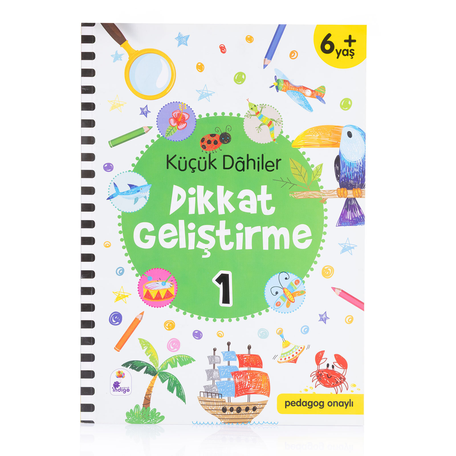 Küçük Dahiler Dikkat Geliştirme 1 – 6+ Yaş (Pedagog Onaylı)