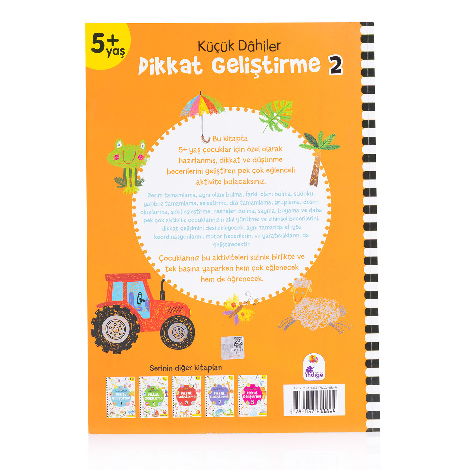 Küçük Dahiler Dikkat Geliştirme 2 – 5+ Yaş (Pedagog Onaylı)