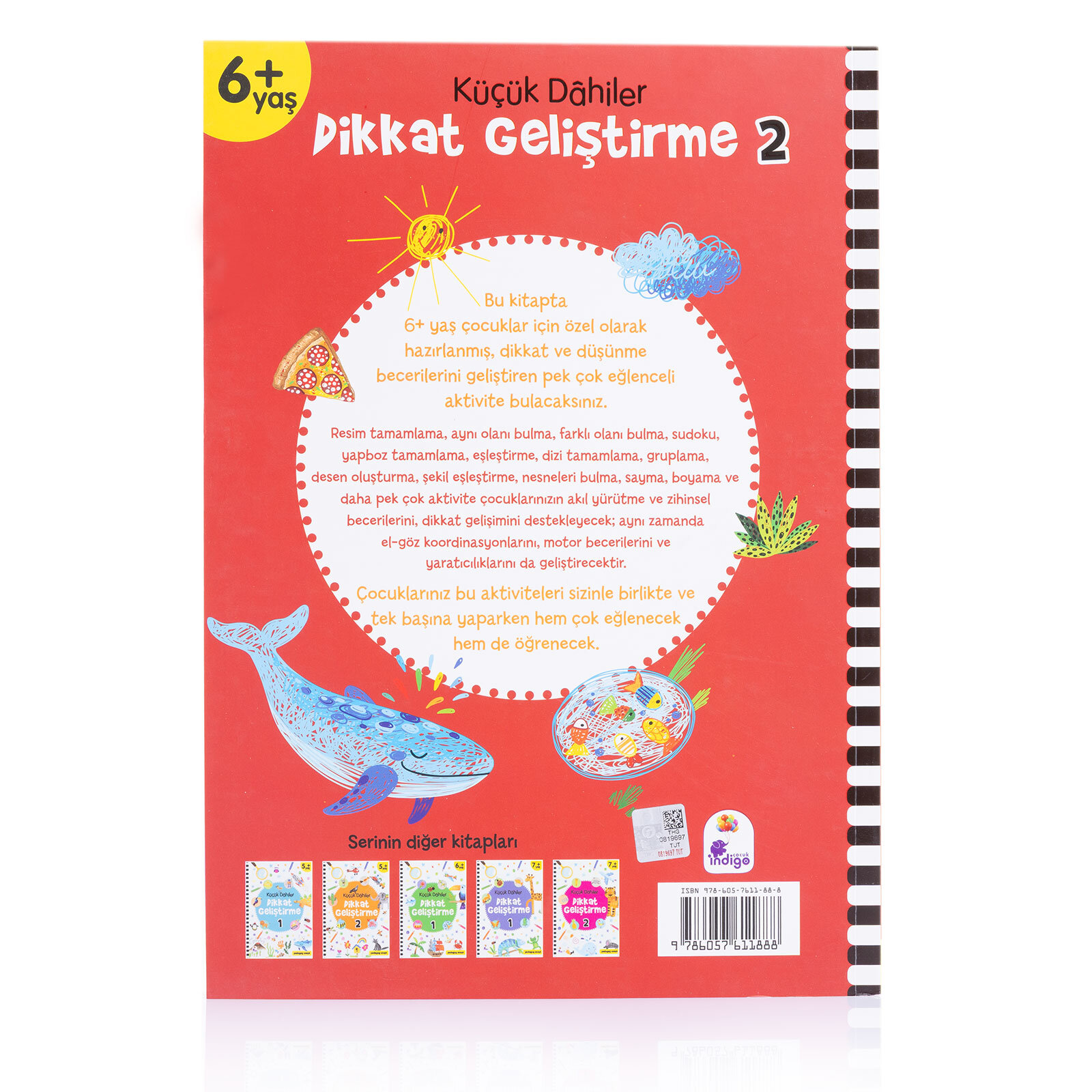 Küçük Dahiler Dikkat Geliştirme 2 – 6+ Yaş (Pedagog Onaylı)