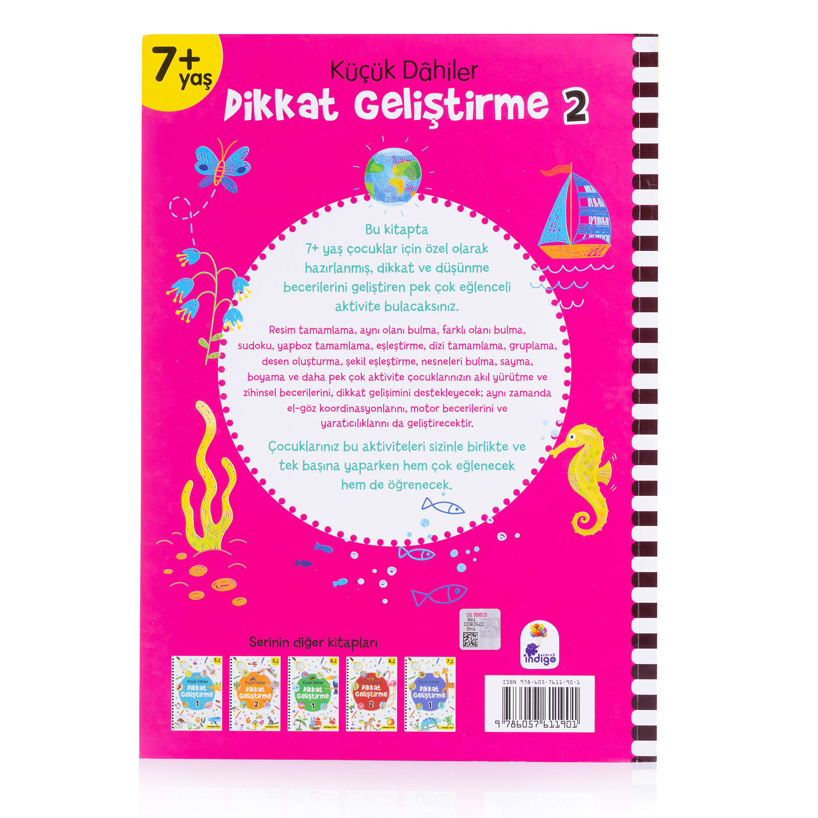 Küçük Dahiler Dikkat Geliştirme 2 – 7+ Yaş (Pedagog Onaylı)