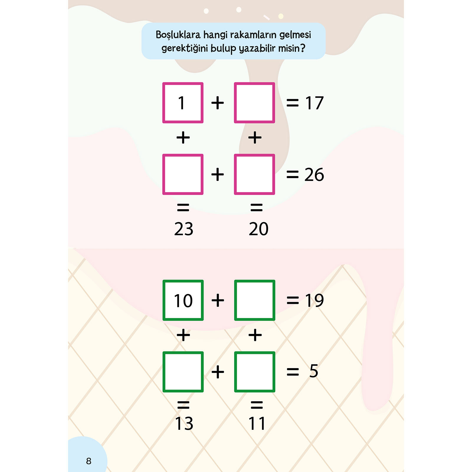 Küçük Dahiler Etkinliklerle Matematik 6-7 Yaş 2. Kitap