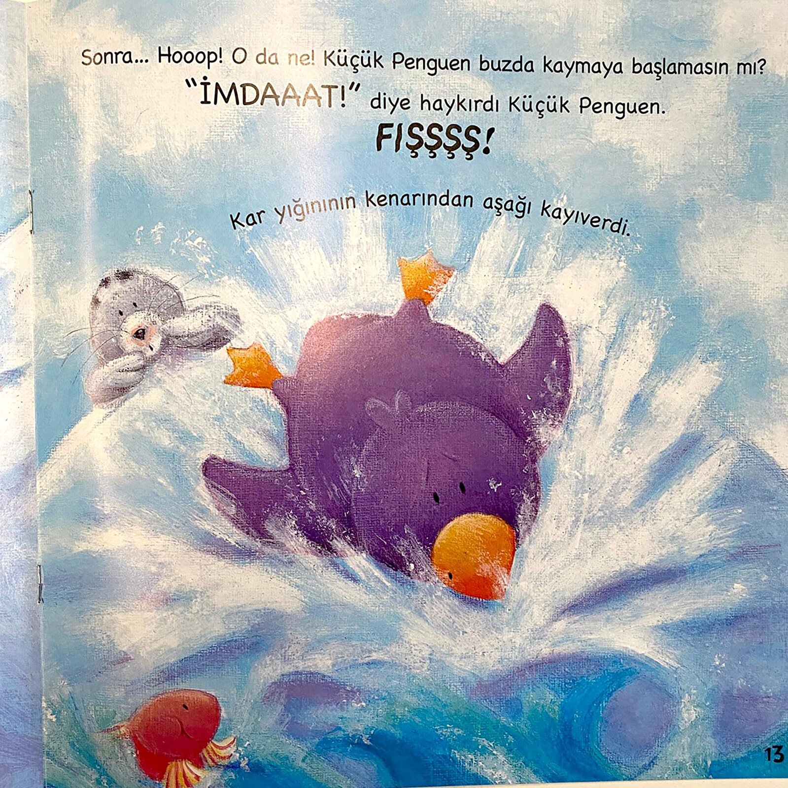 Küçük Penguen Sudan Korkuyor