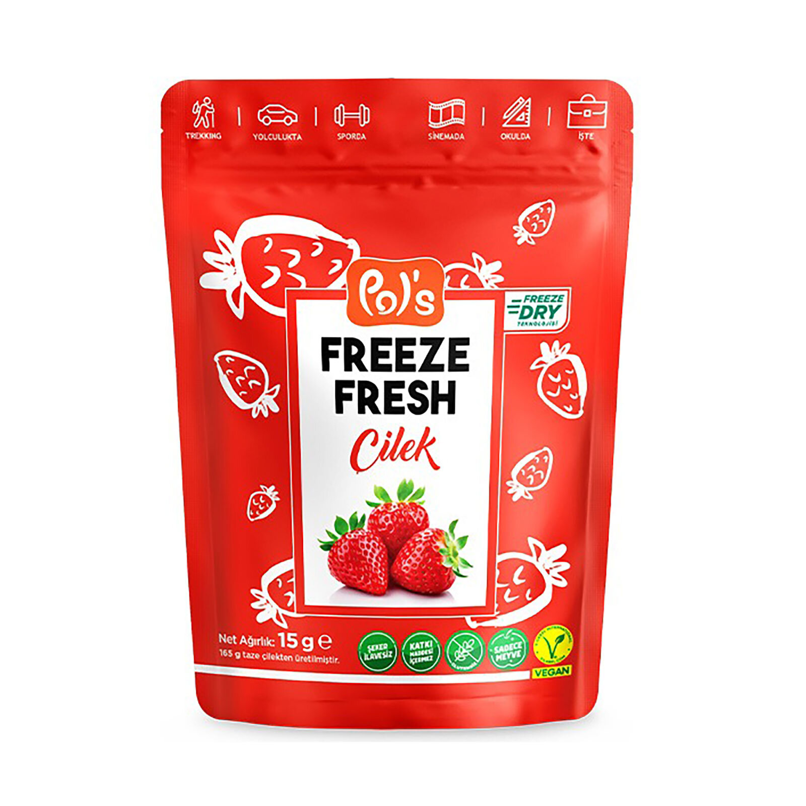 Freeze Fresh Çilek 15 gr Freeze Fresh Çilek 15 gr