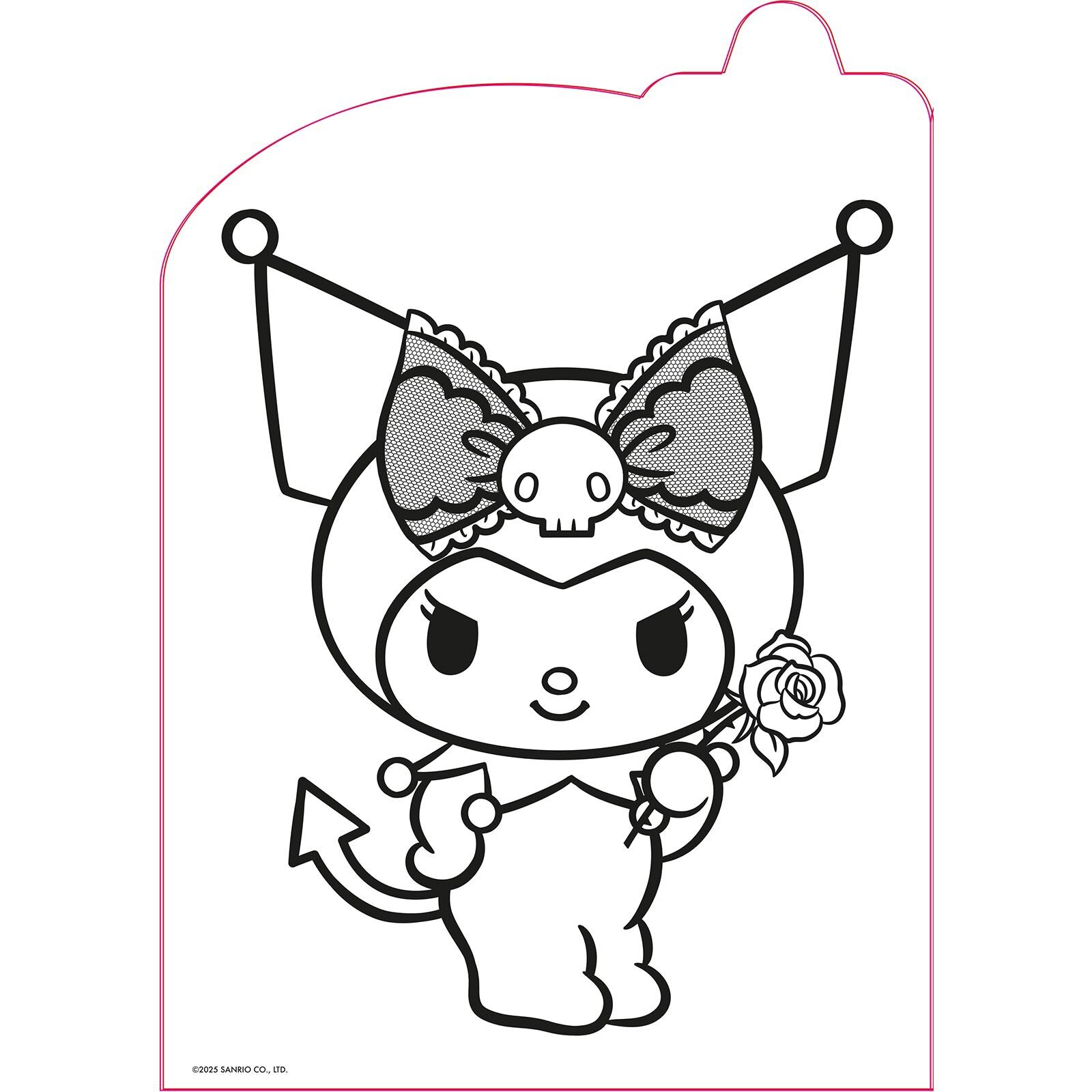 Kuromi Baştan Sona Maskeli Boyama Kitabı