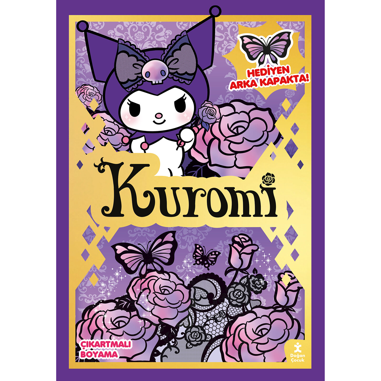 Kuromi Parti Zamanı Çıkartmalı Boyama Kitabı Kuromi Parti Zamanı Çıkartmalı Boyama Kitabı