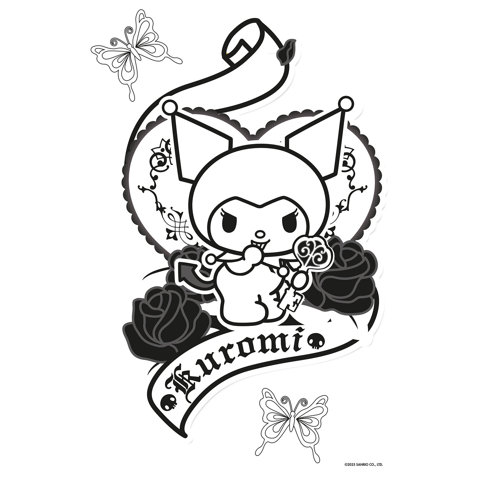 Kuromi Parti Zamanı Çıkartmalı Boyama Kitabı Kuromi Parti Zamanı Çıkartmalı Boyama Kitabı