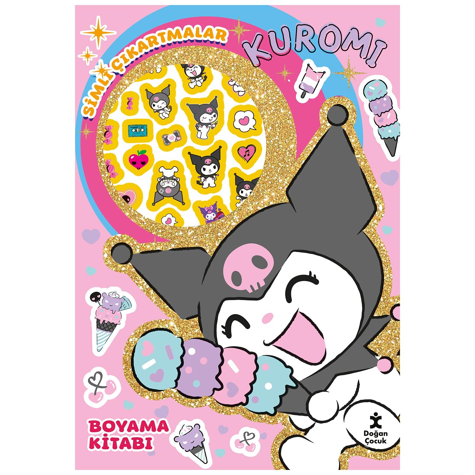 KUROMİ STAR SİMLİ ÇIKARTMALI BOYAMA KİTABI KUROMİ STAR SİMLİ ÇIKARTMALI BOYAMA KİTABI