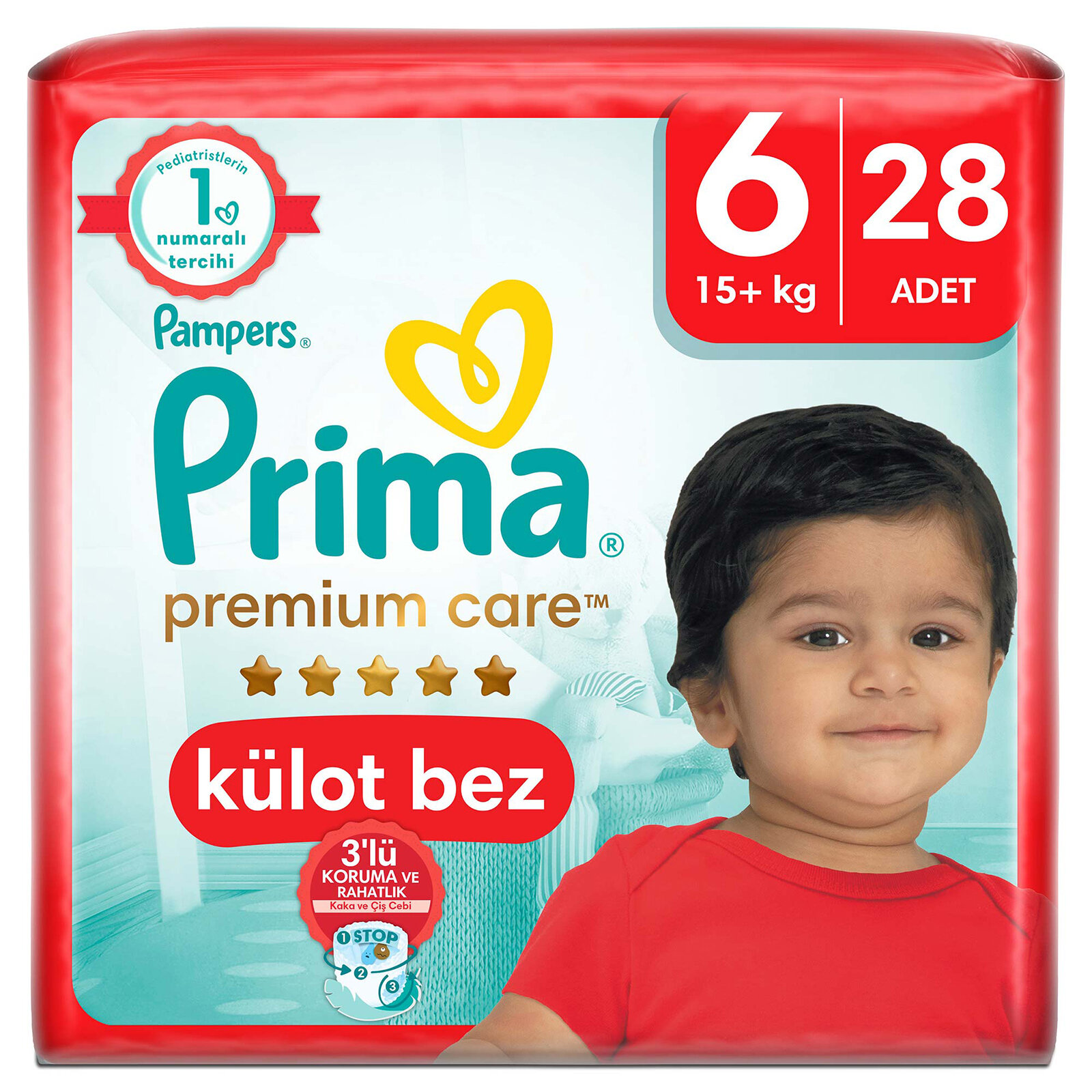 Premium Care Külot Bez Extra Large 6 Beden İkiz Paket 15+kg 28 Adet