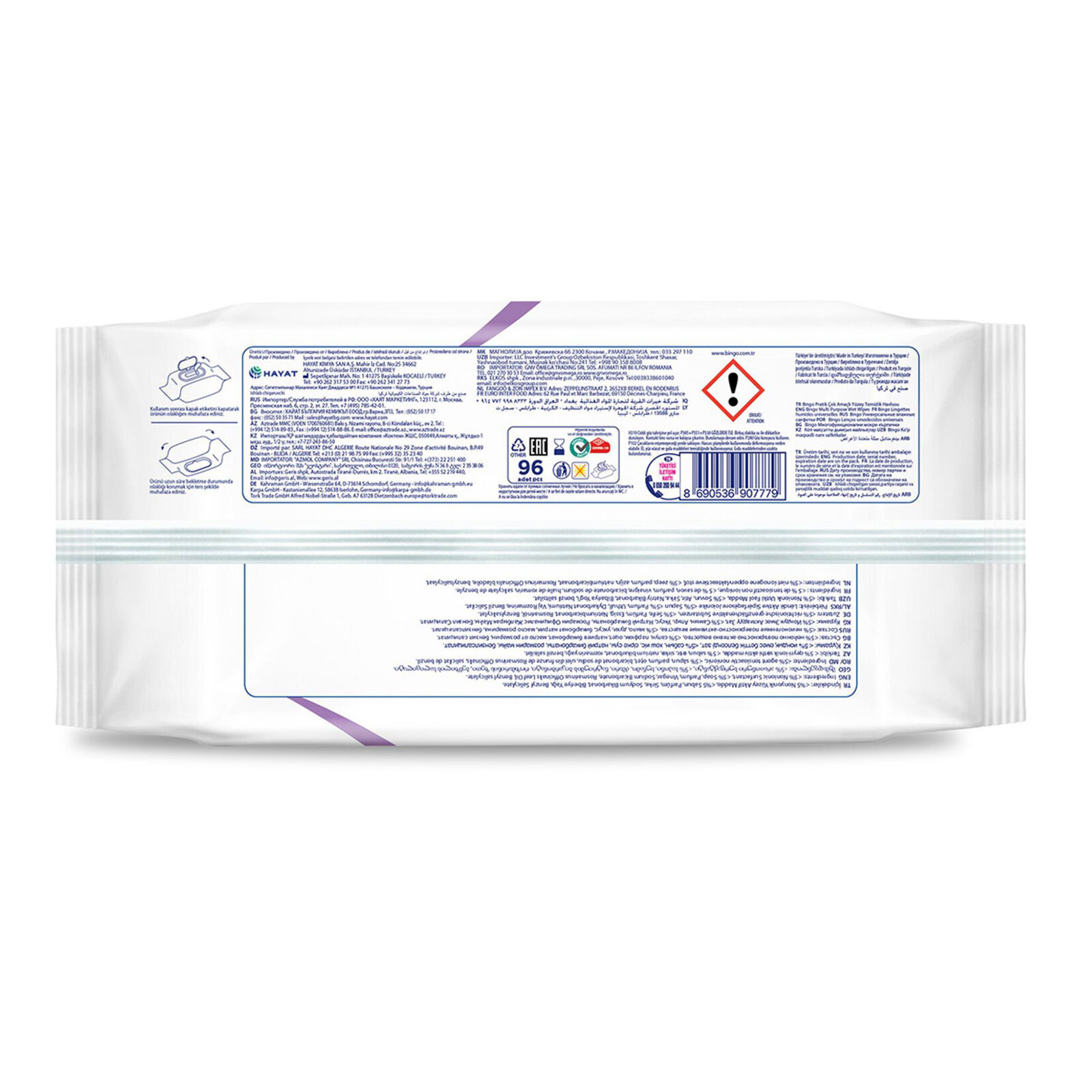 Lavantalı Yüzey Temizlik Havlusu 96 Adet Lavantalı Yüzey Temizlik Havlusu 96 Adet