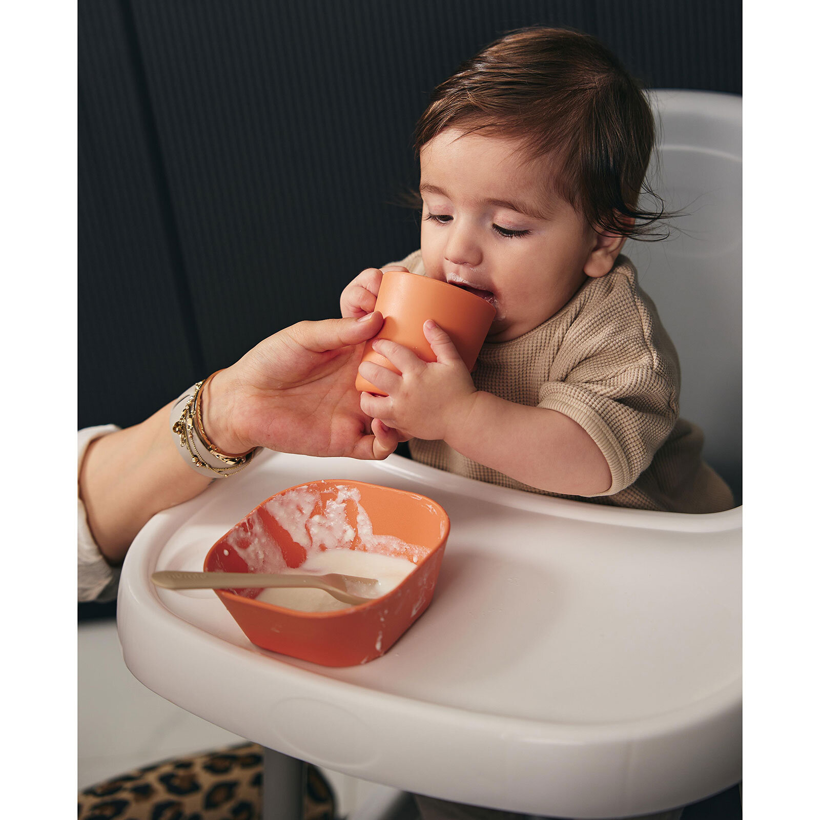 LC Kare Kase 2'li Sage Green - Peach LC Kare Kase 2'li Sage Green - Peach