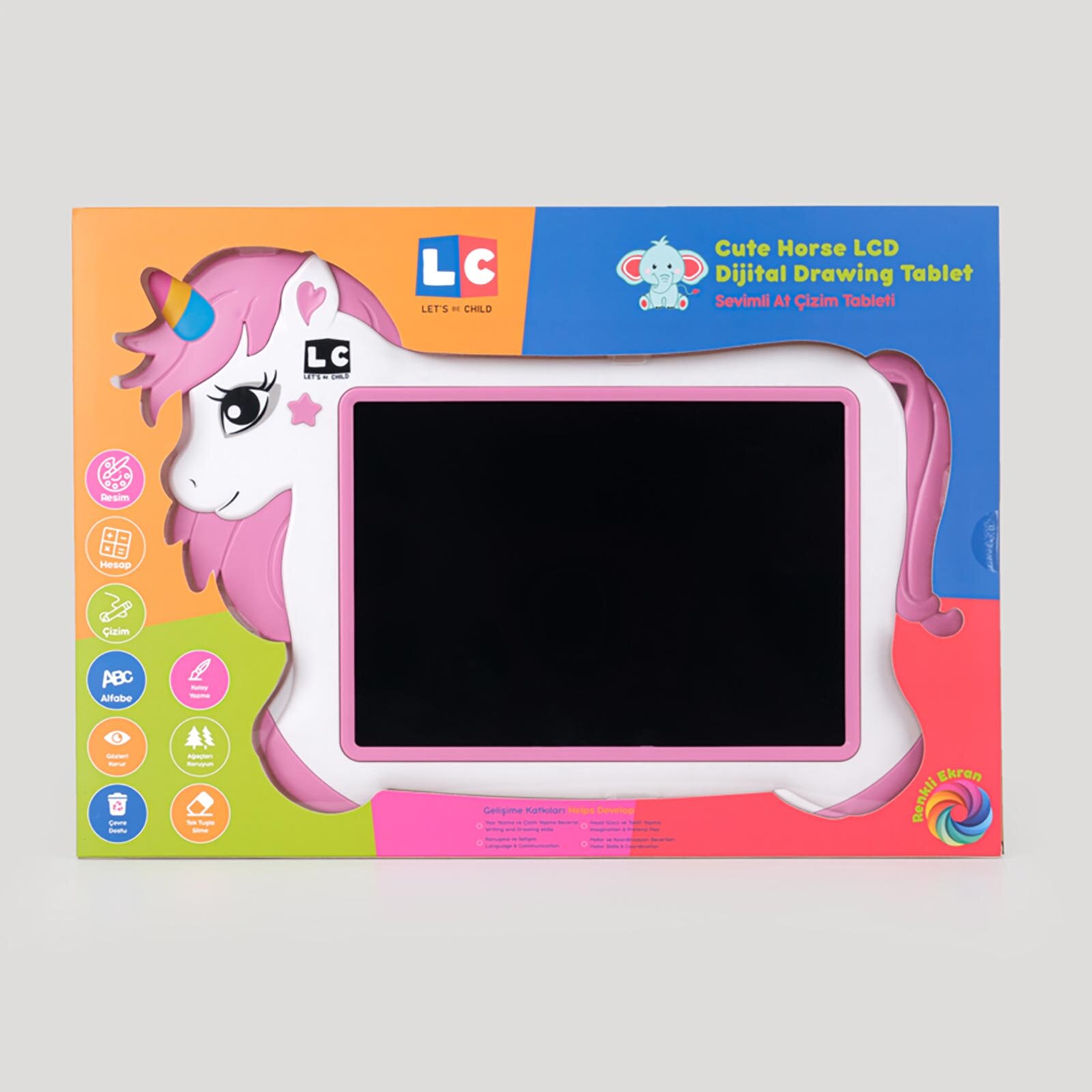 LC Sevimli At Çizim Tableti 10 İnç LC Sevimli At Çizim Tableti 10 İnç