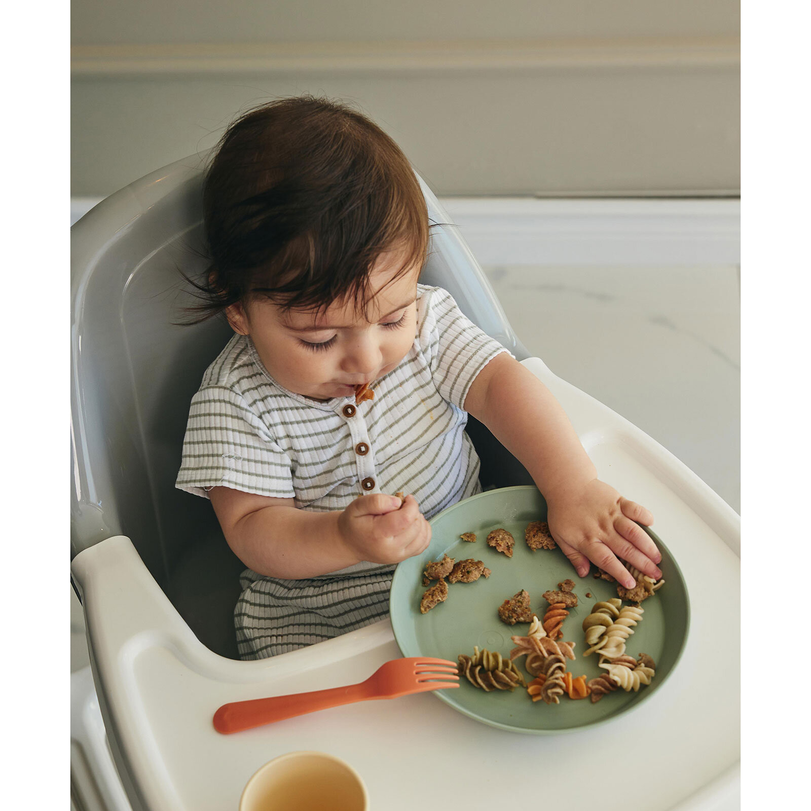 LC Yuvarlak Tabak 2'li Sage Green - Vanillia