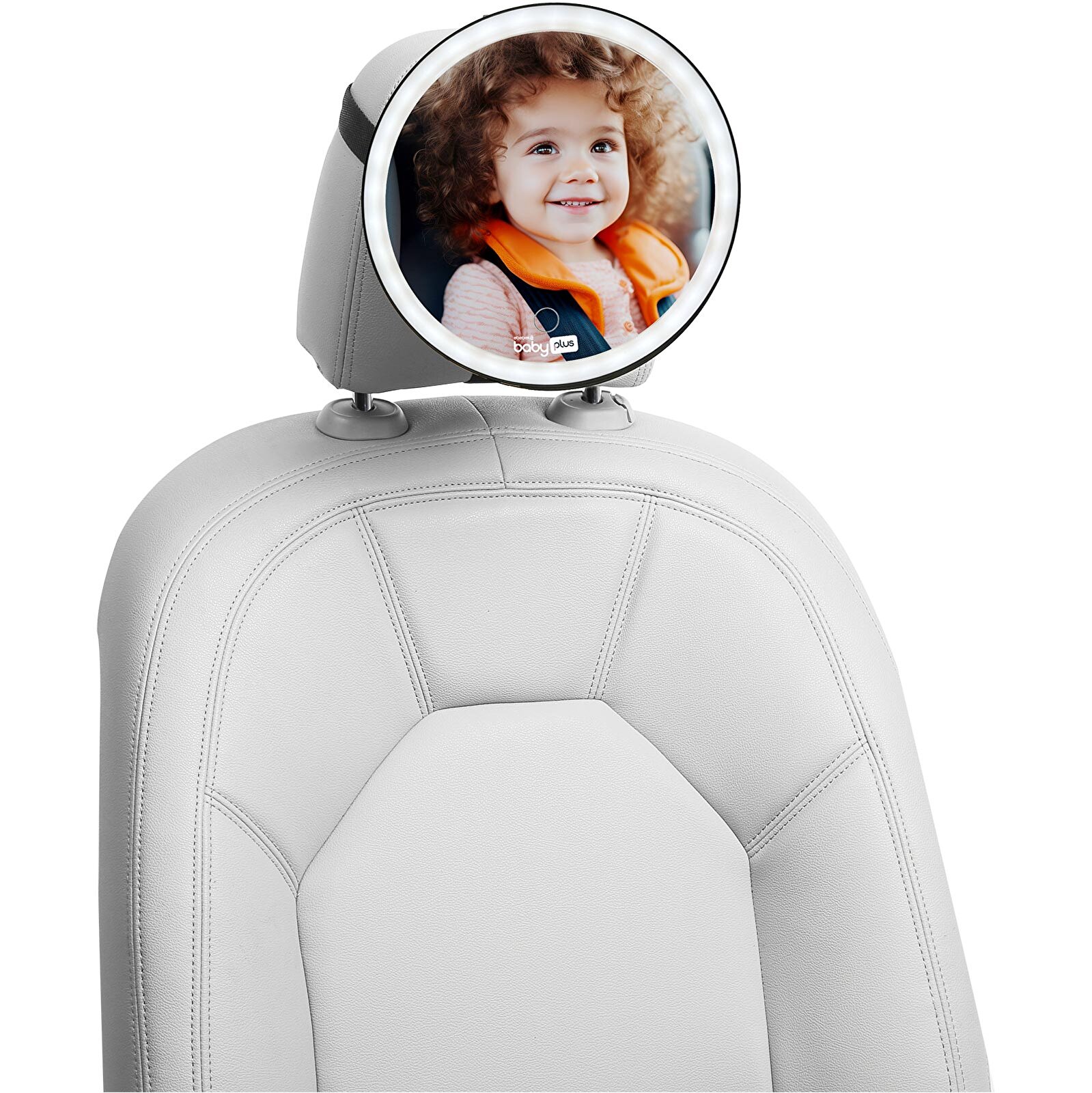 LED Işıklı Uzaktan Kumandalı Bebek Araba Aynası