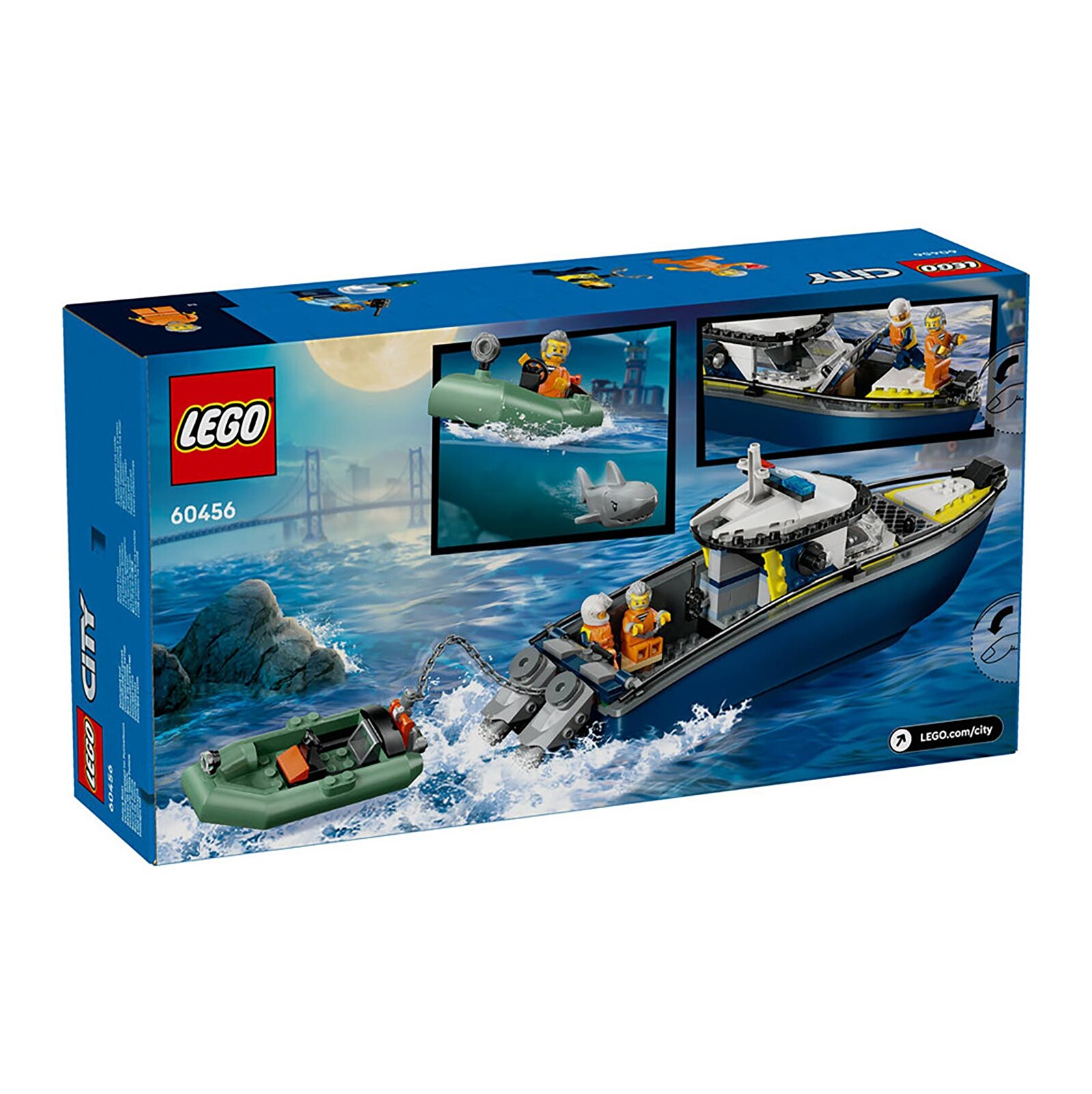 LEGO City Polis Teknesi Takibi, Yüzer Sürat Tekneli ve Botlu 60456